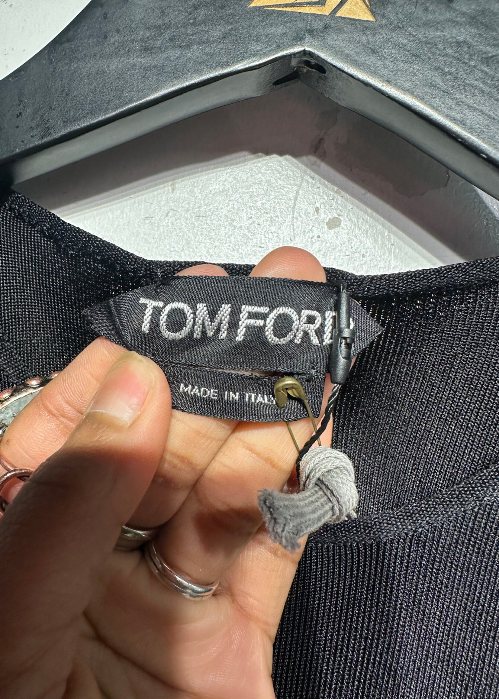 Tom Ford NWT Black Knitwear Shirt XS Retail: $1390