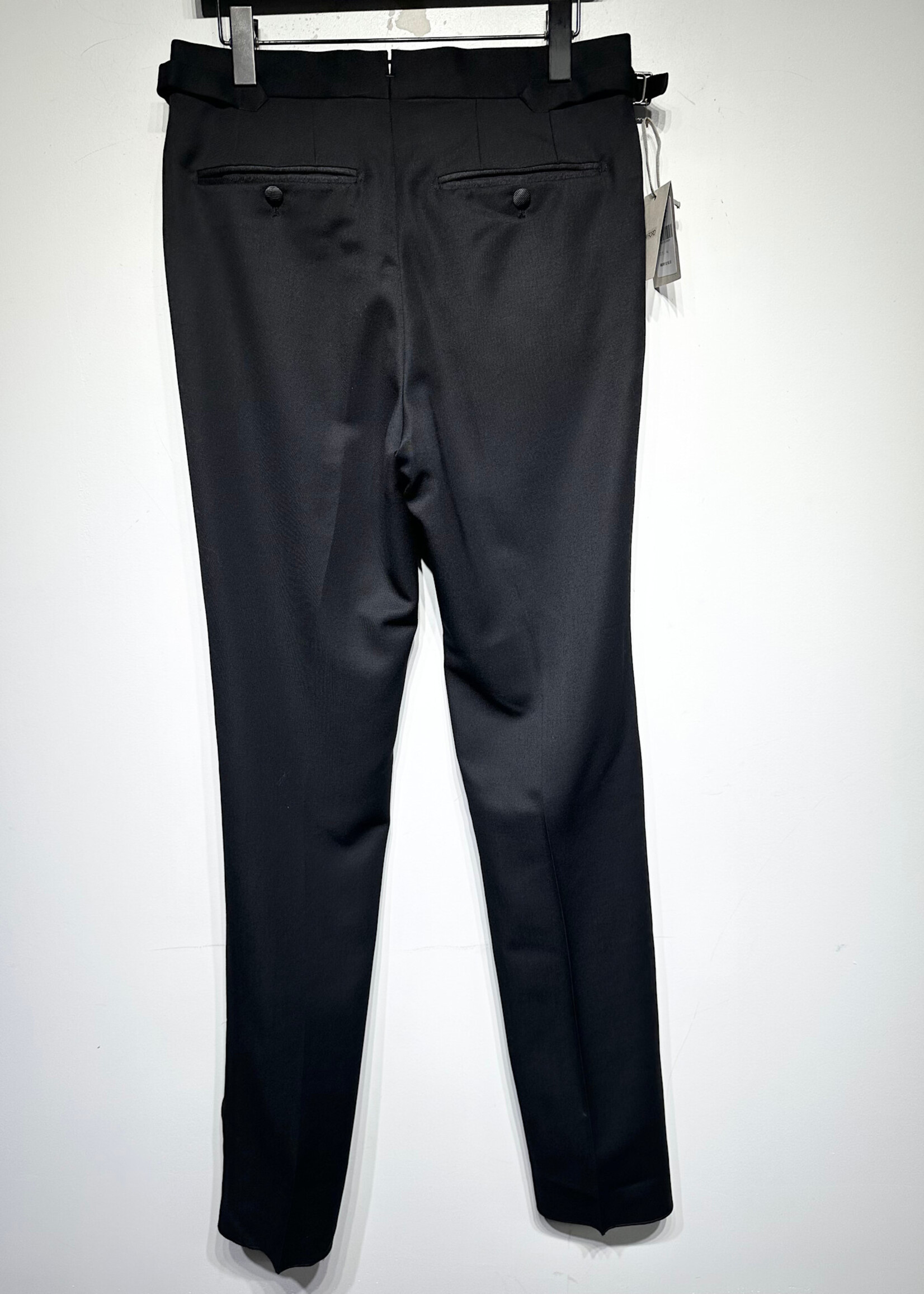 Tom ford Black Long Formal Trouser Masc 30 Retail: $2160