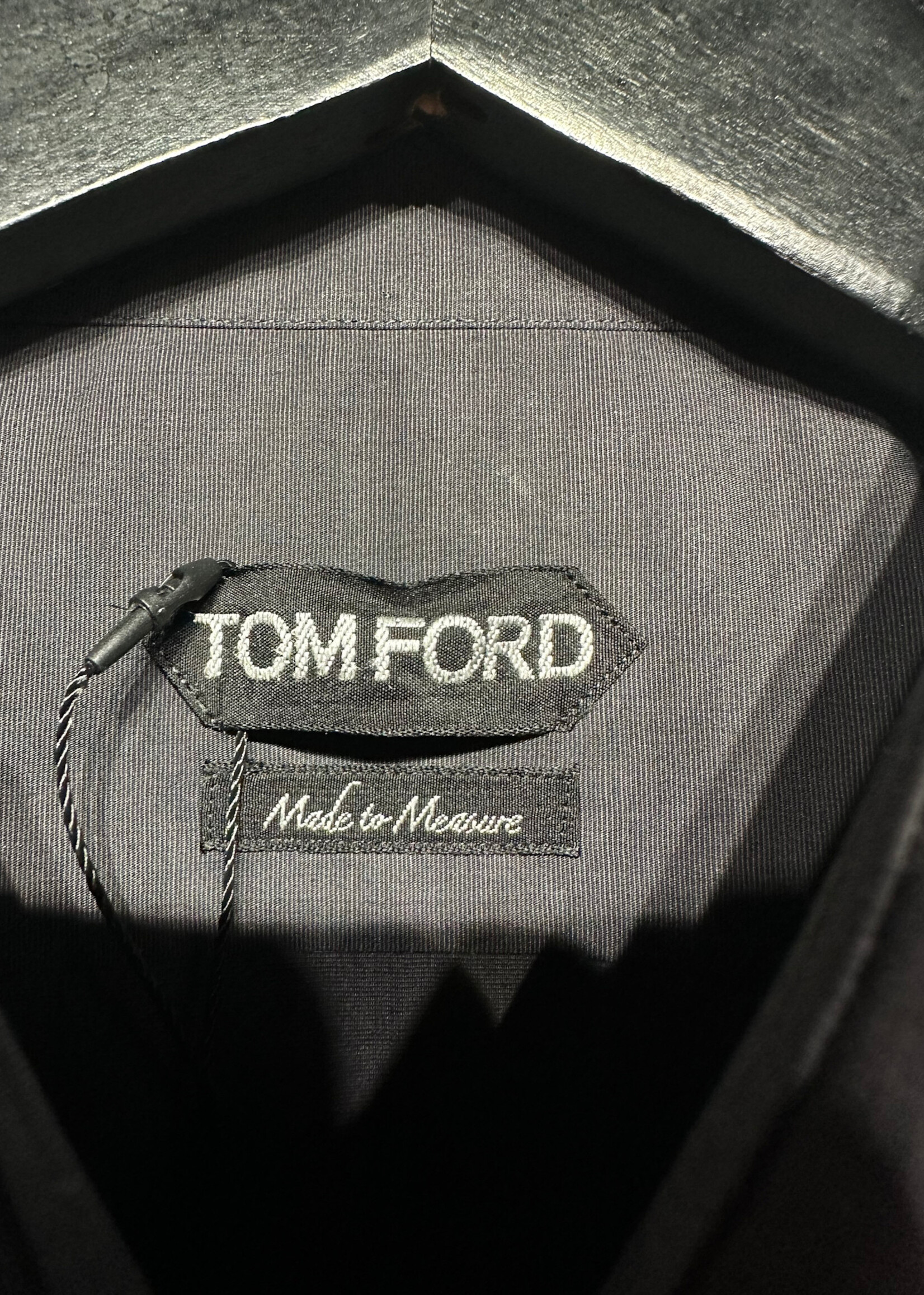 Tom Ford Dark Grey Button Up Masc L (2) Retail: $1030