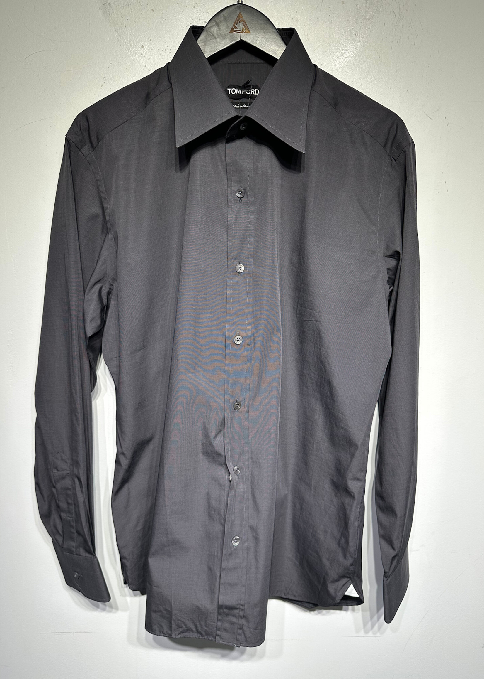 Tom Ford Dark Grey Button Up Masc L $1030