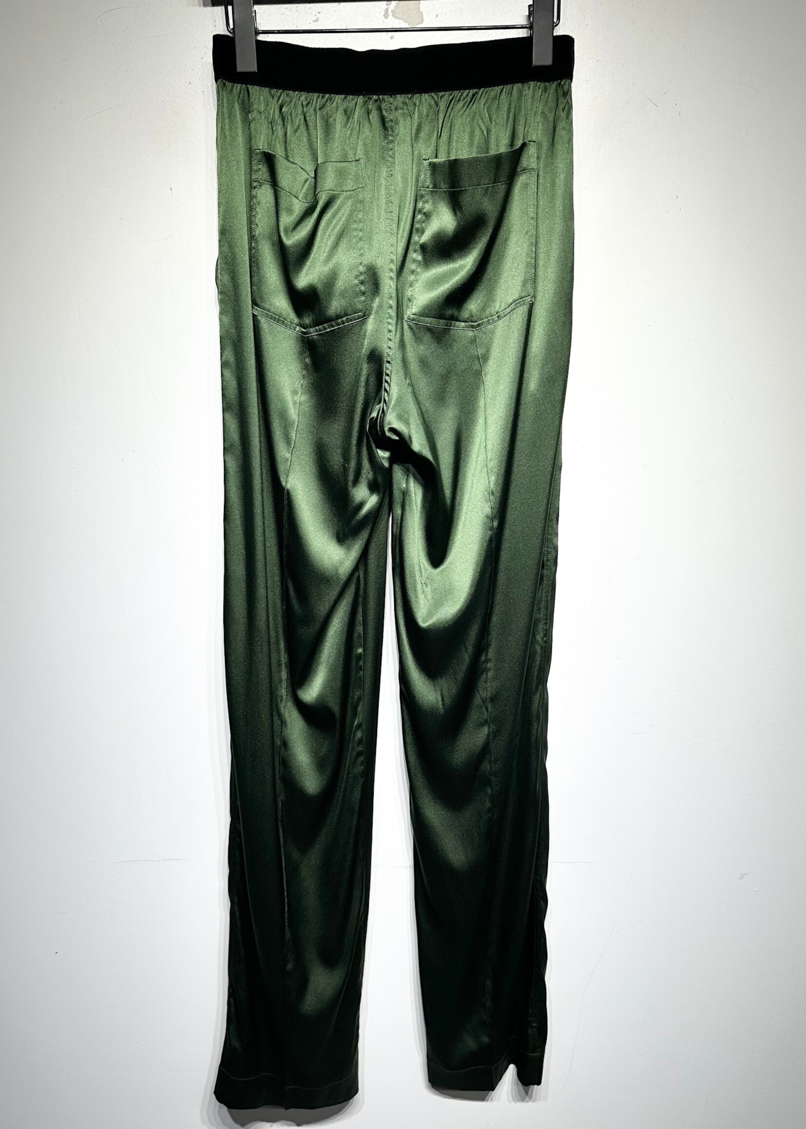 Tom Ford NWT Moss Green Silk Pant XS Retail: $980 AS IS