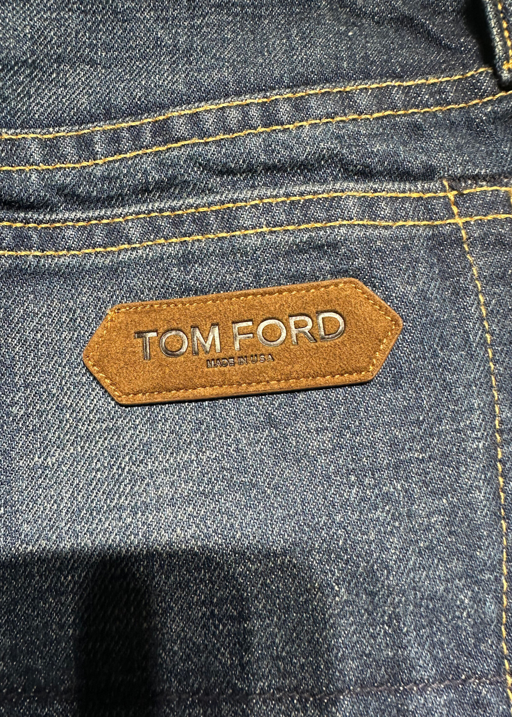 Tom Ford NWT Blue Indigo Mini Skirt 24 Retail: $750