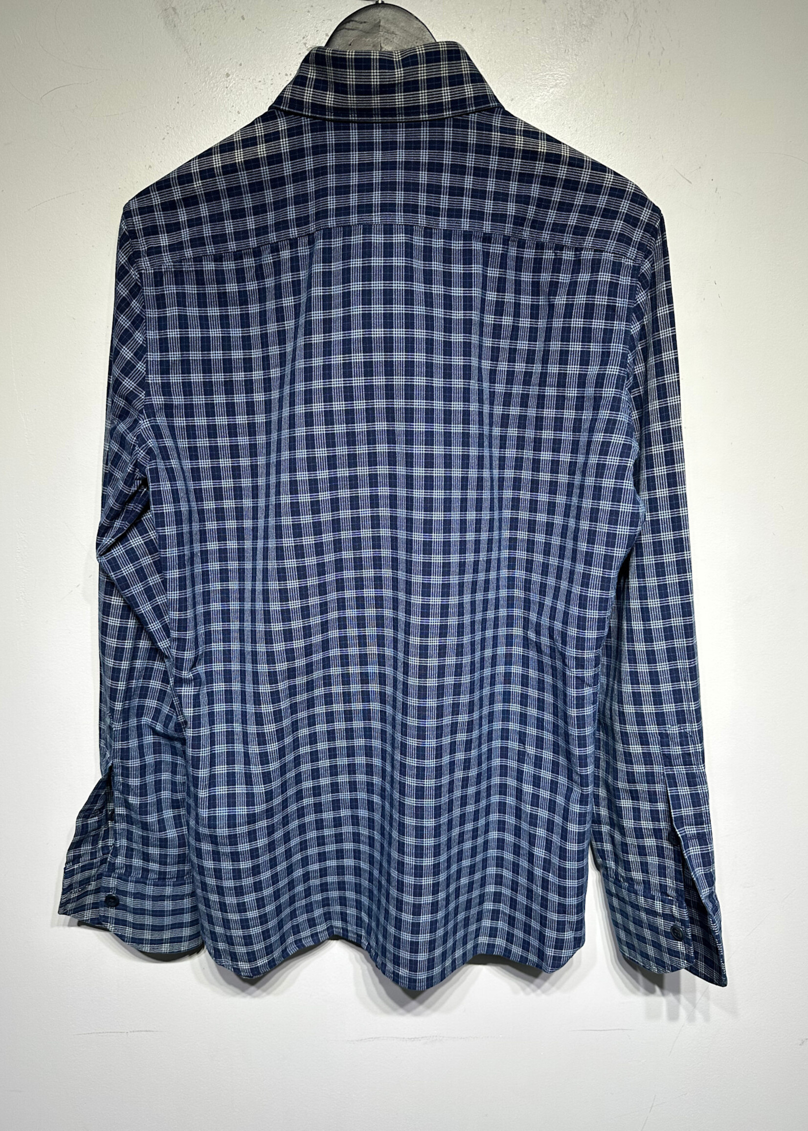 Tom Ford Blue Gradient Flannel Shirt Masc L Retail: $540