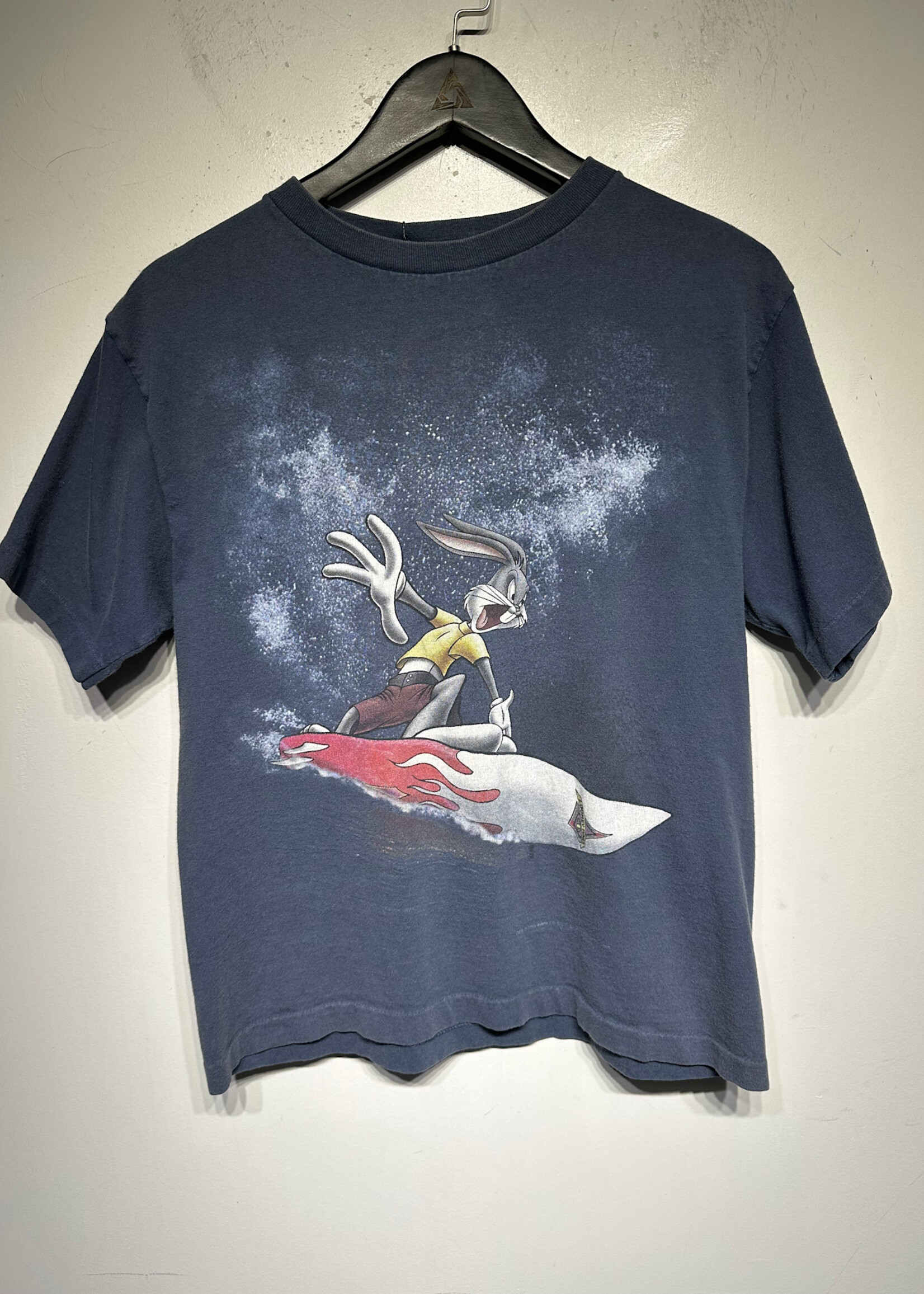90s Bugs Bunny Navy Surfing Tee Masc M