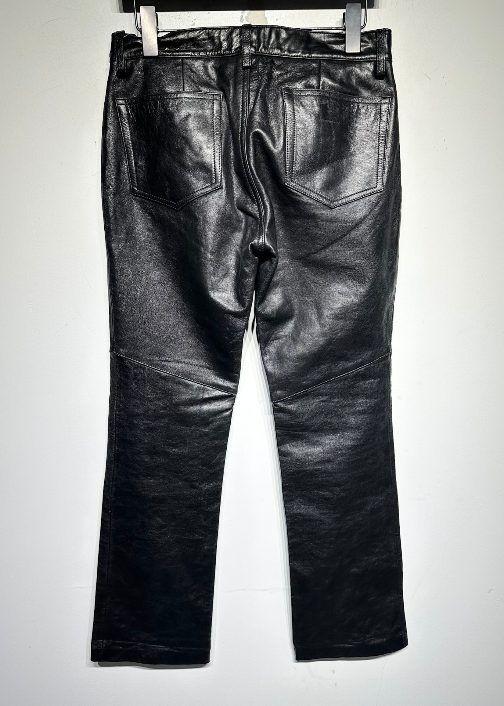 Gap Bootcut Leather Trousers Fem 28