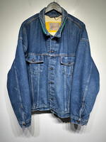 Levis Vintage Hudson Bay Denim Jacket Masc XXL AS IS
