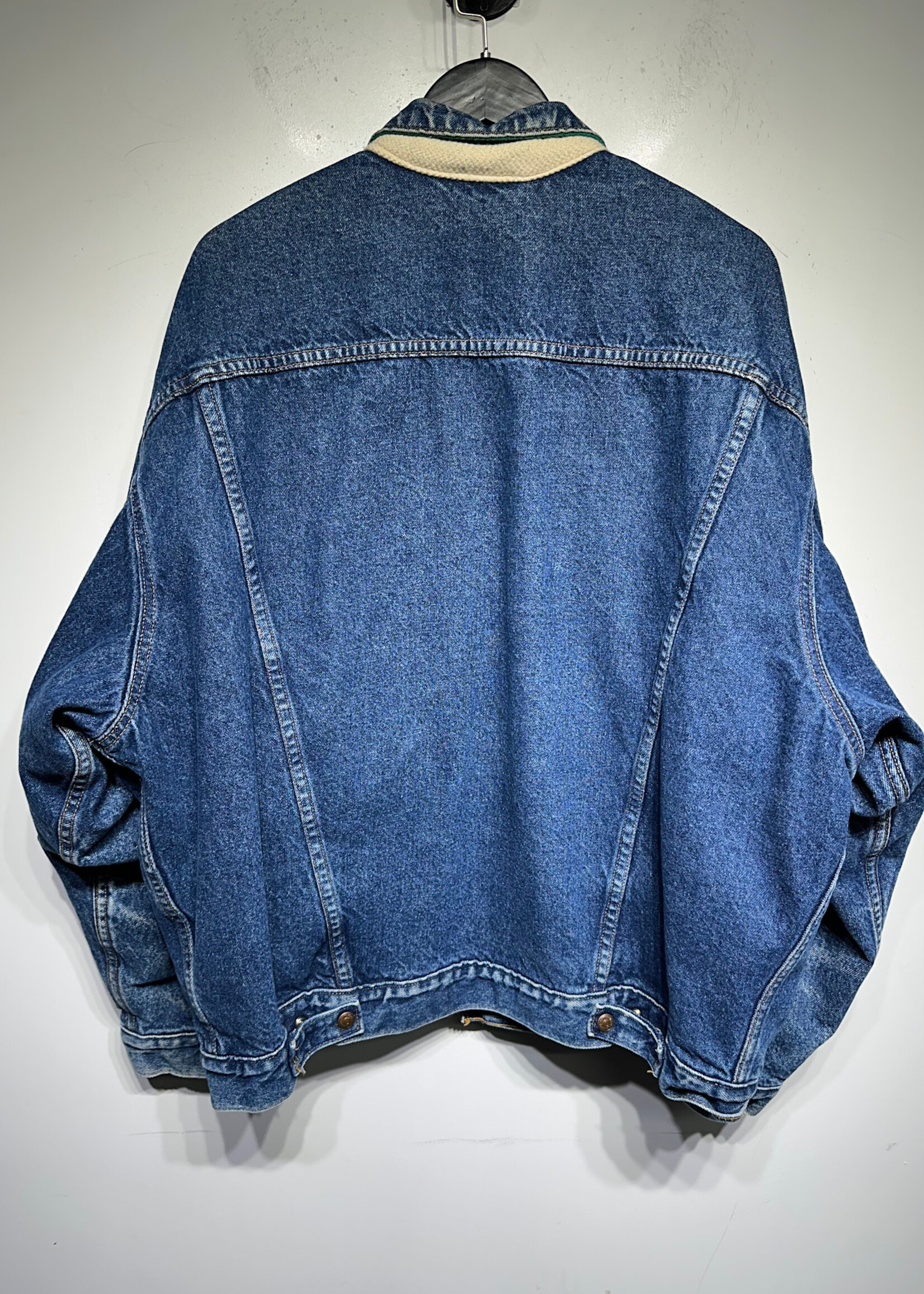 Levis Vintage Hudson Bay Denim Jacket Masc XXL AS IS
