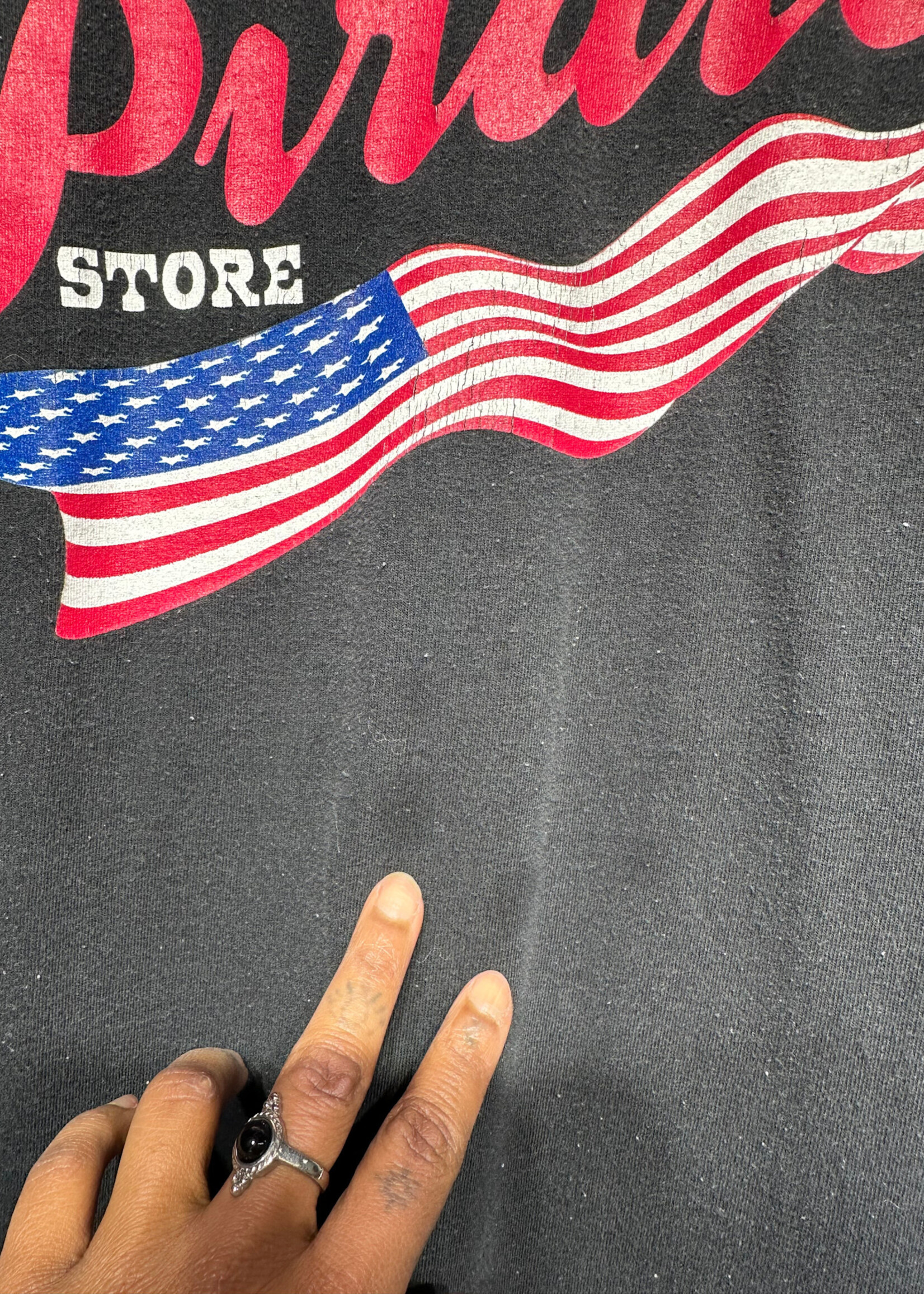 Bape Black Pirate Store Tee Masc XXL AS IS