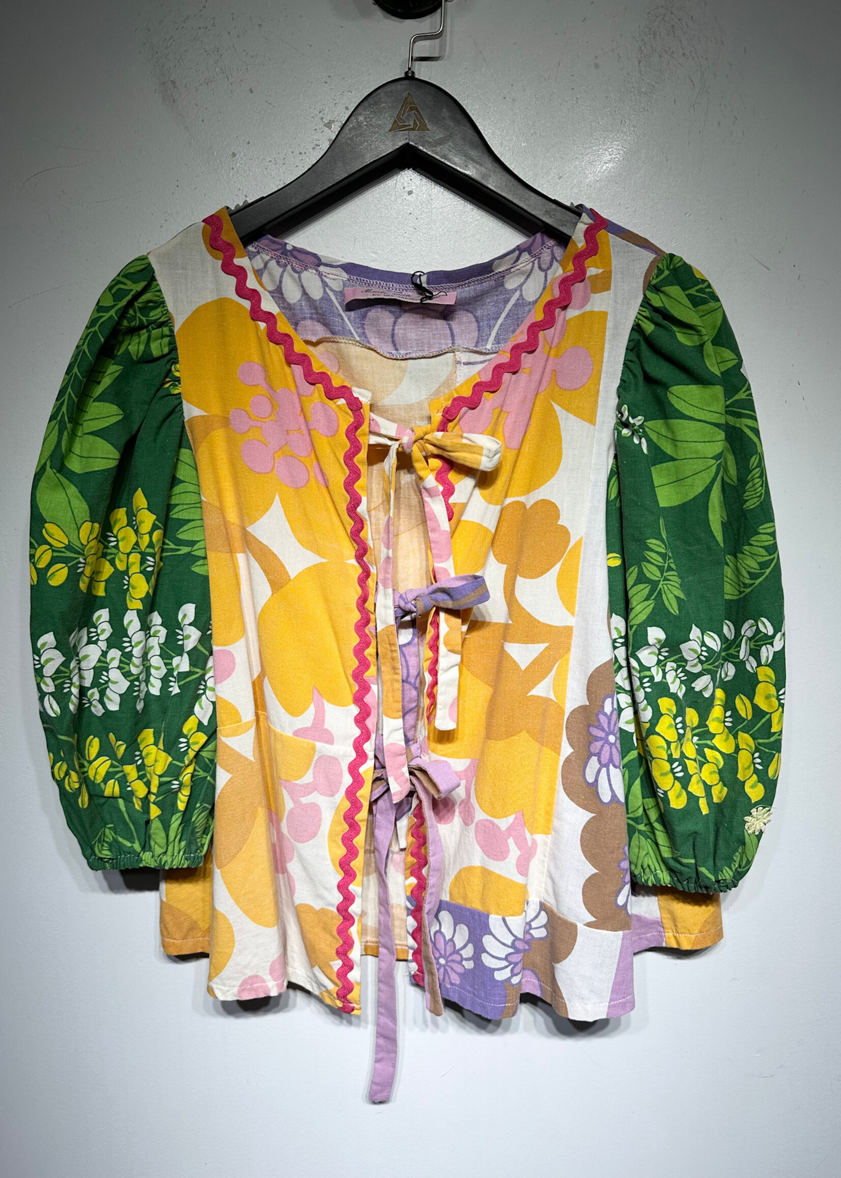Mia Jakobsen Made With Love Multicolor Tie Top Fem L
