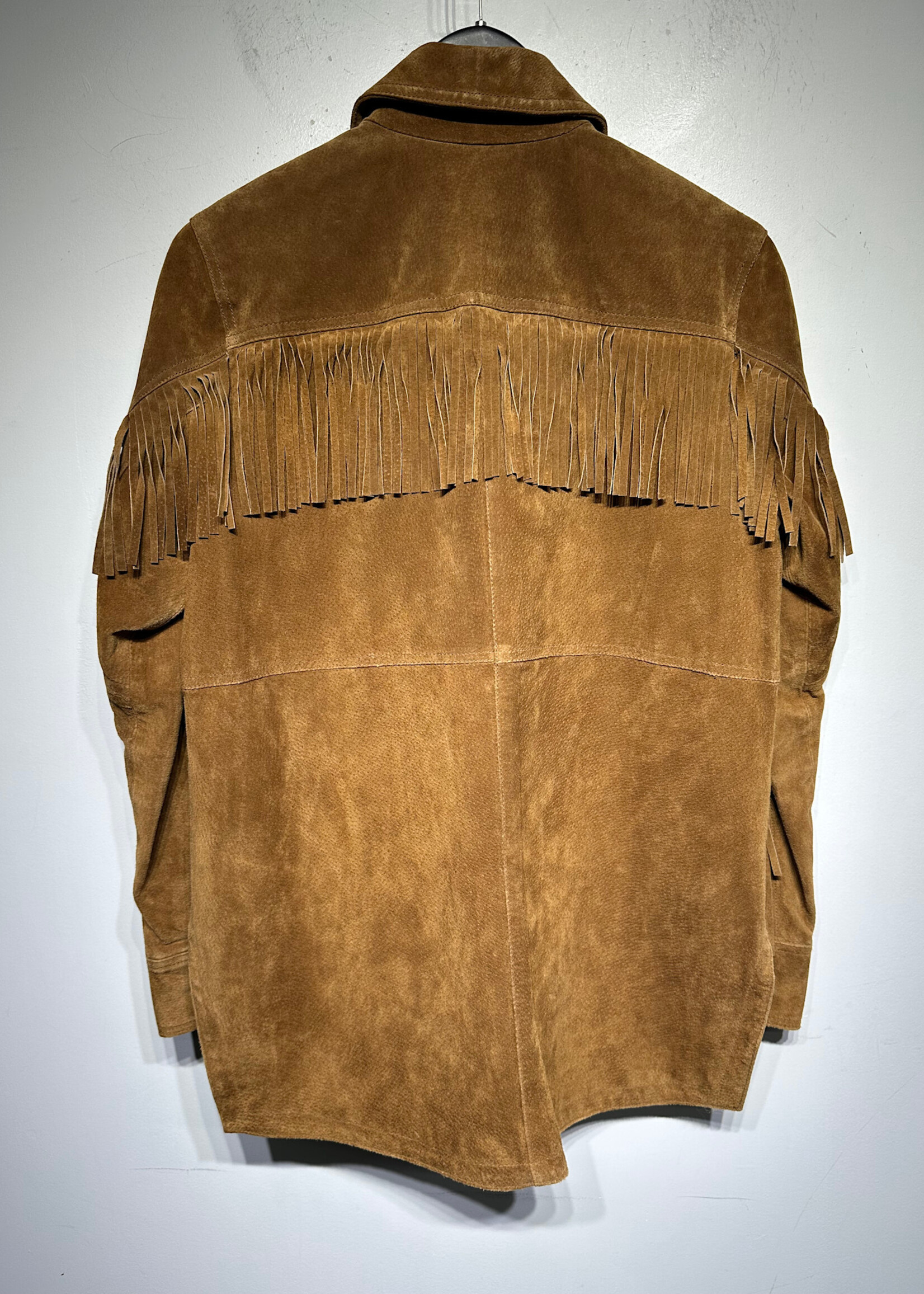 Anthropologie Pilcro Brown Suede Coat Fem S