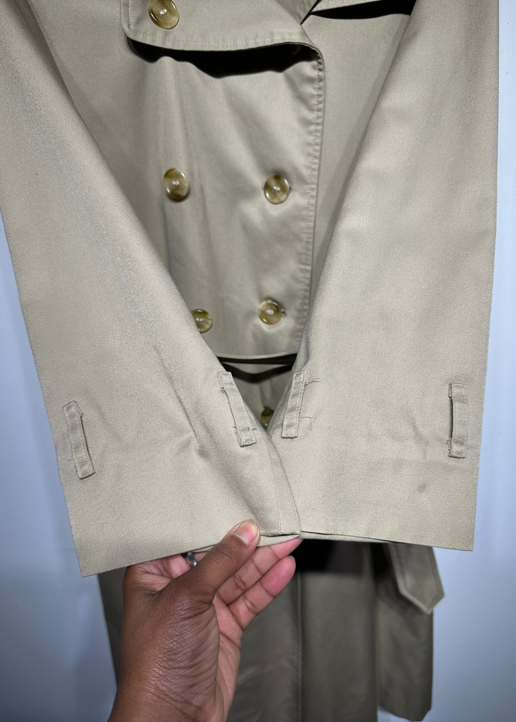 Burberrys Tan Long Coat/Trench Masc L AS IS