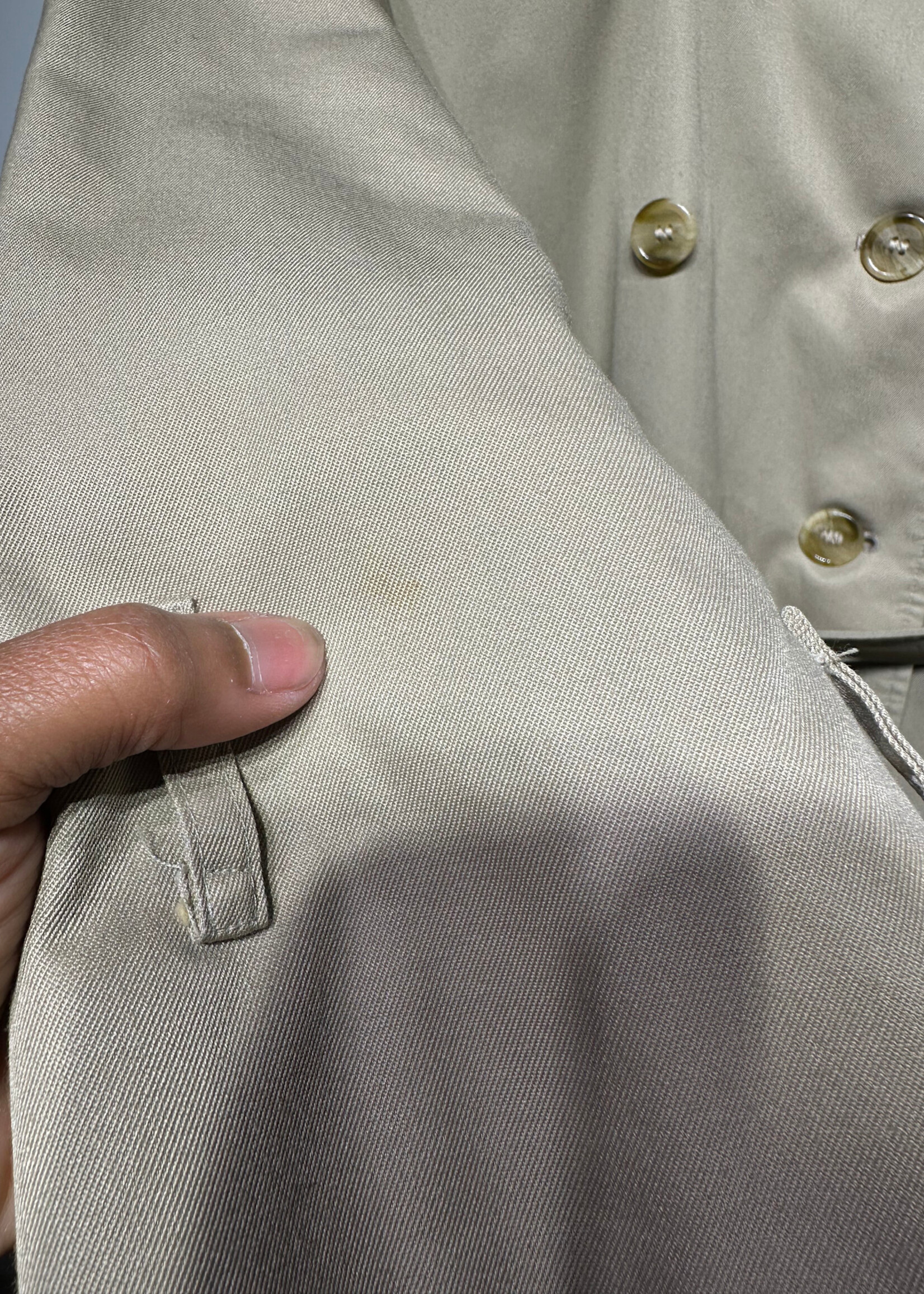 Burberrys Tan Long Coat/Trench Masc L AS IS