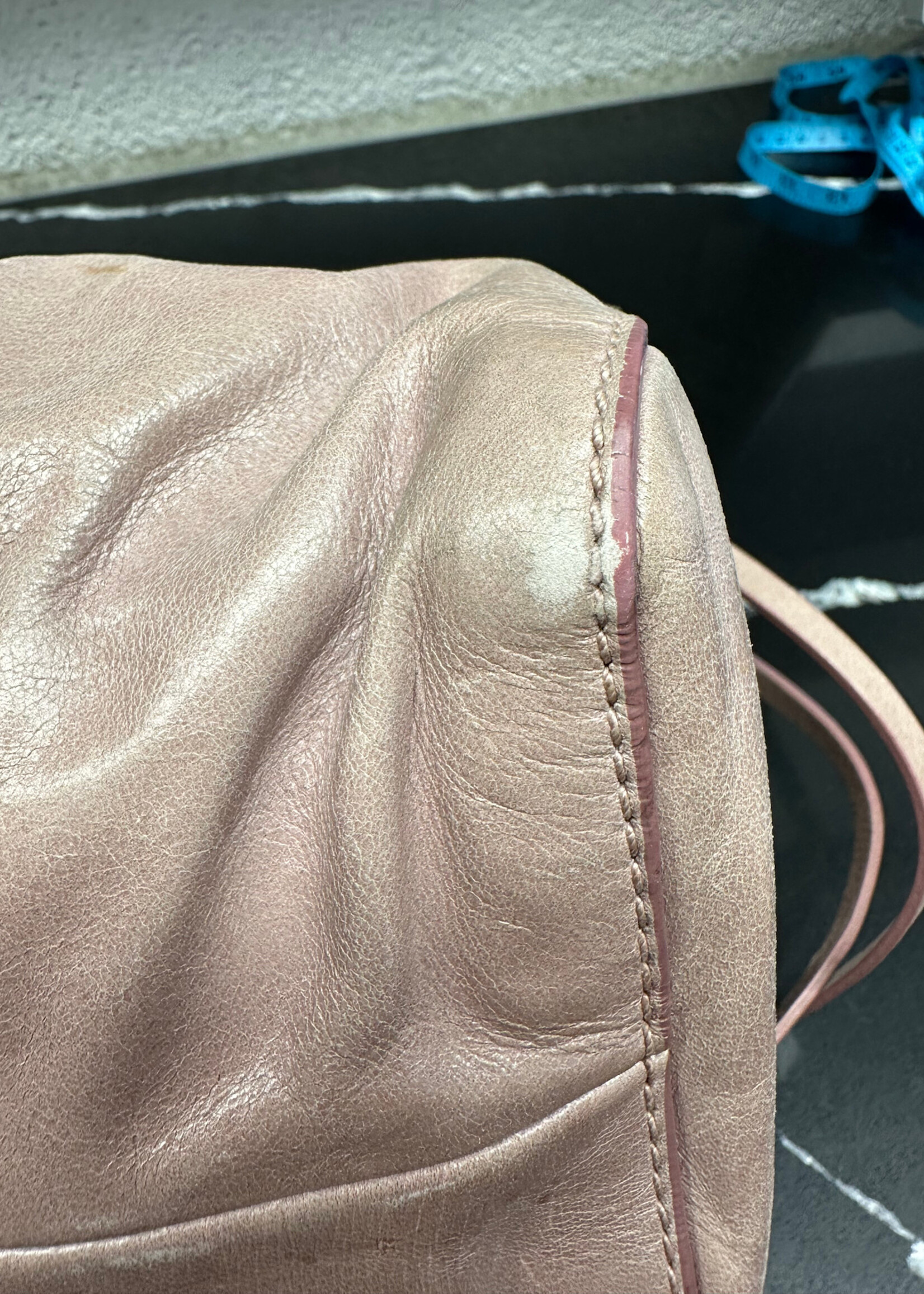 Miu Miu Vitello Lux Pink Handbag "Consignment"