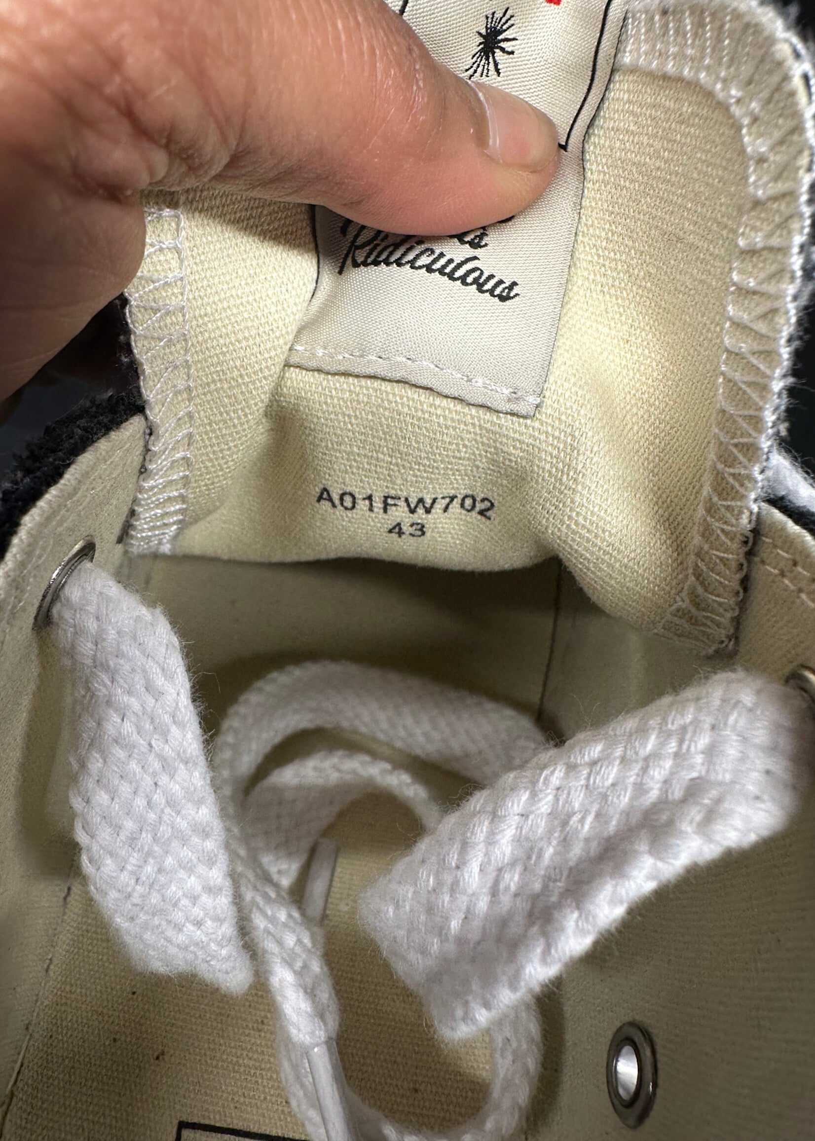 Maison Mihara Yasuhiro Peterson OG Sole Canvas 43/10 As Is