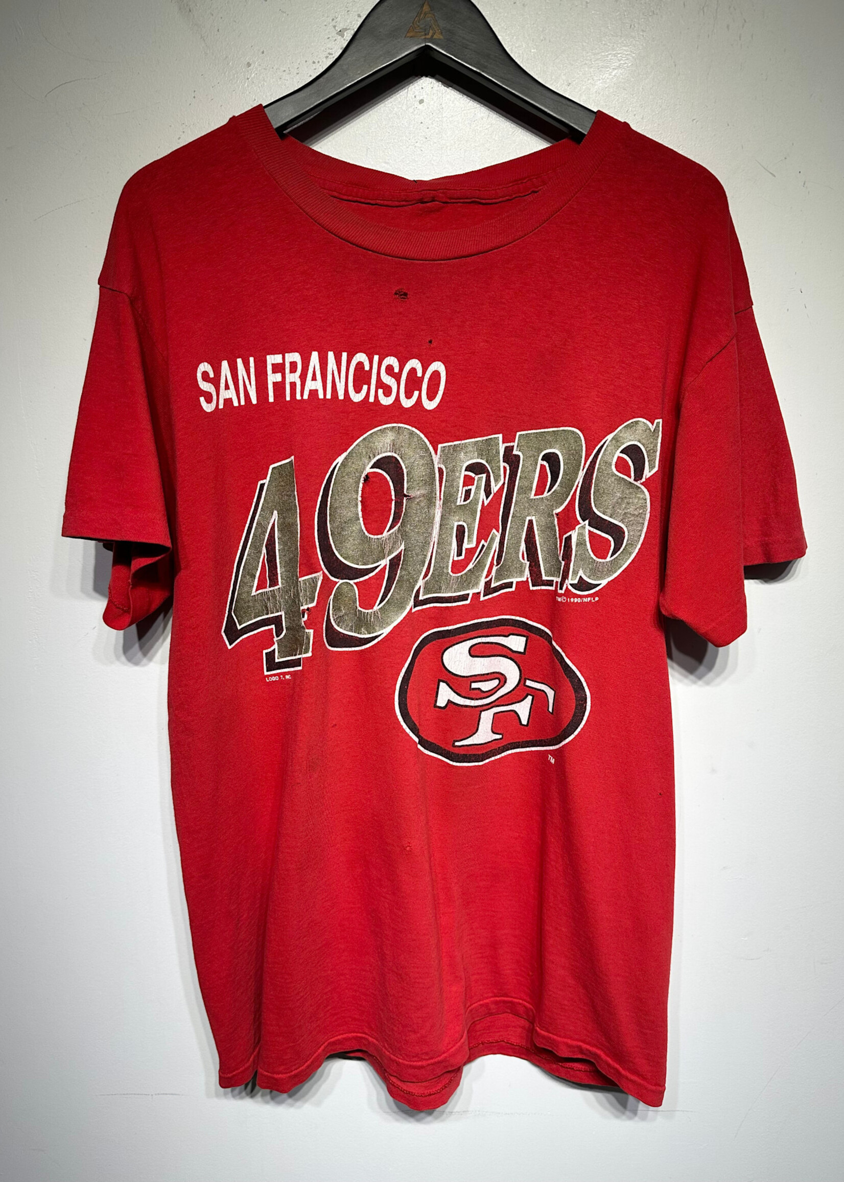 SF 49ers Red Vintage 90's Tee As Is XL