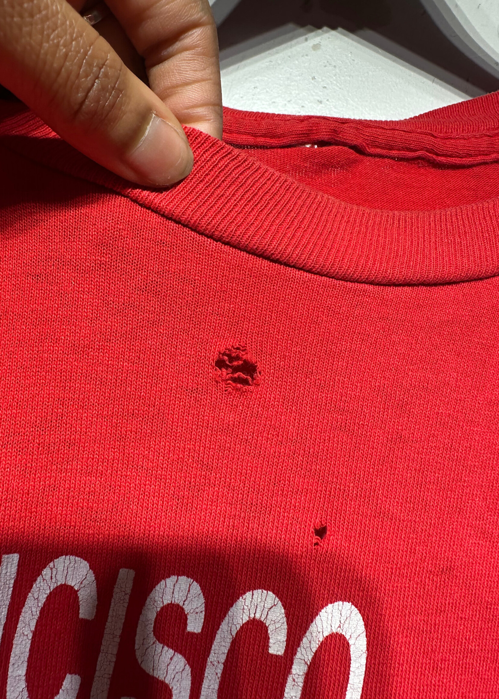SF 49ers Red Vintage 90's Tee As Is XL