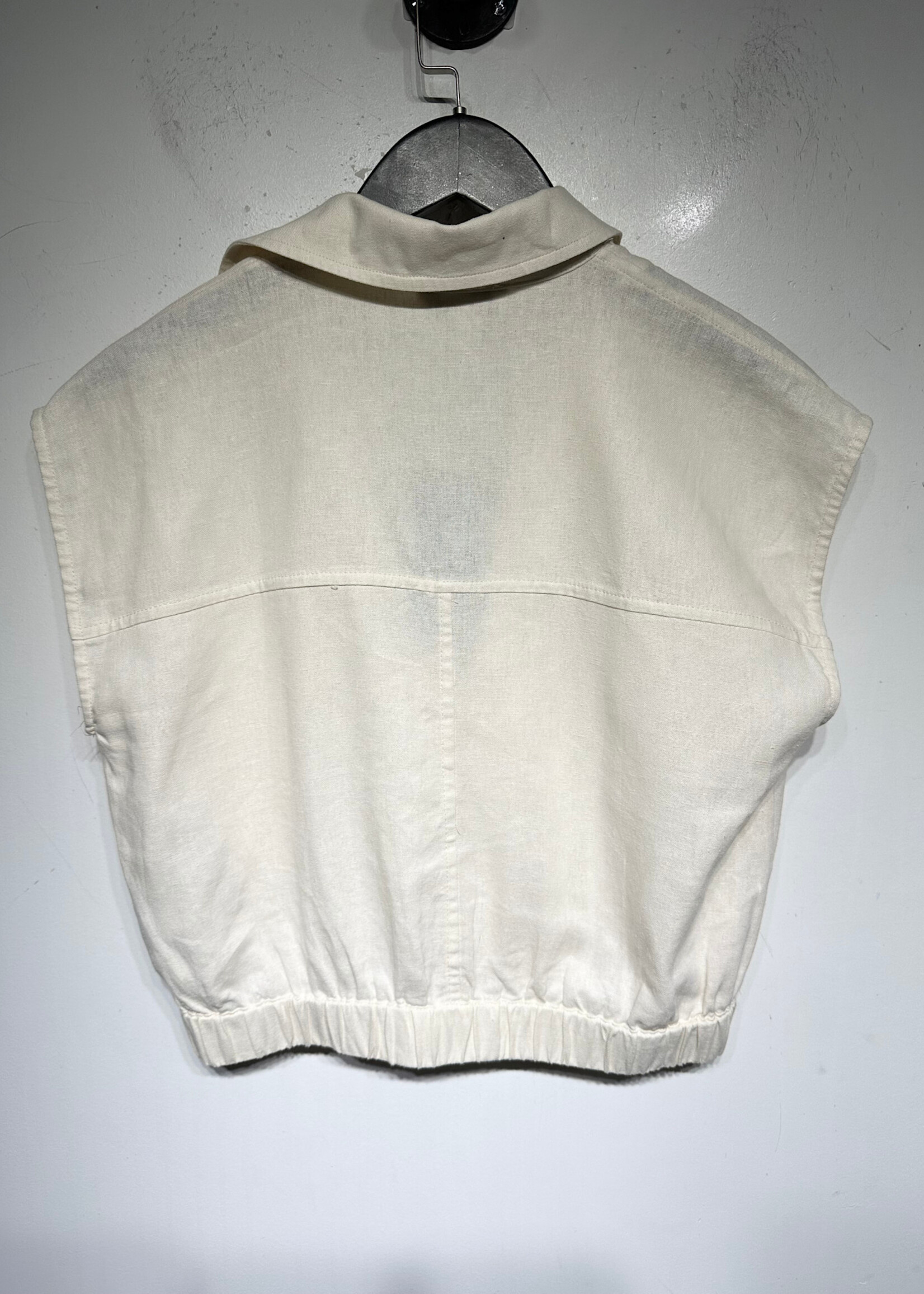 Jason Wu White Double Pocket Cropped Jacket Fem S