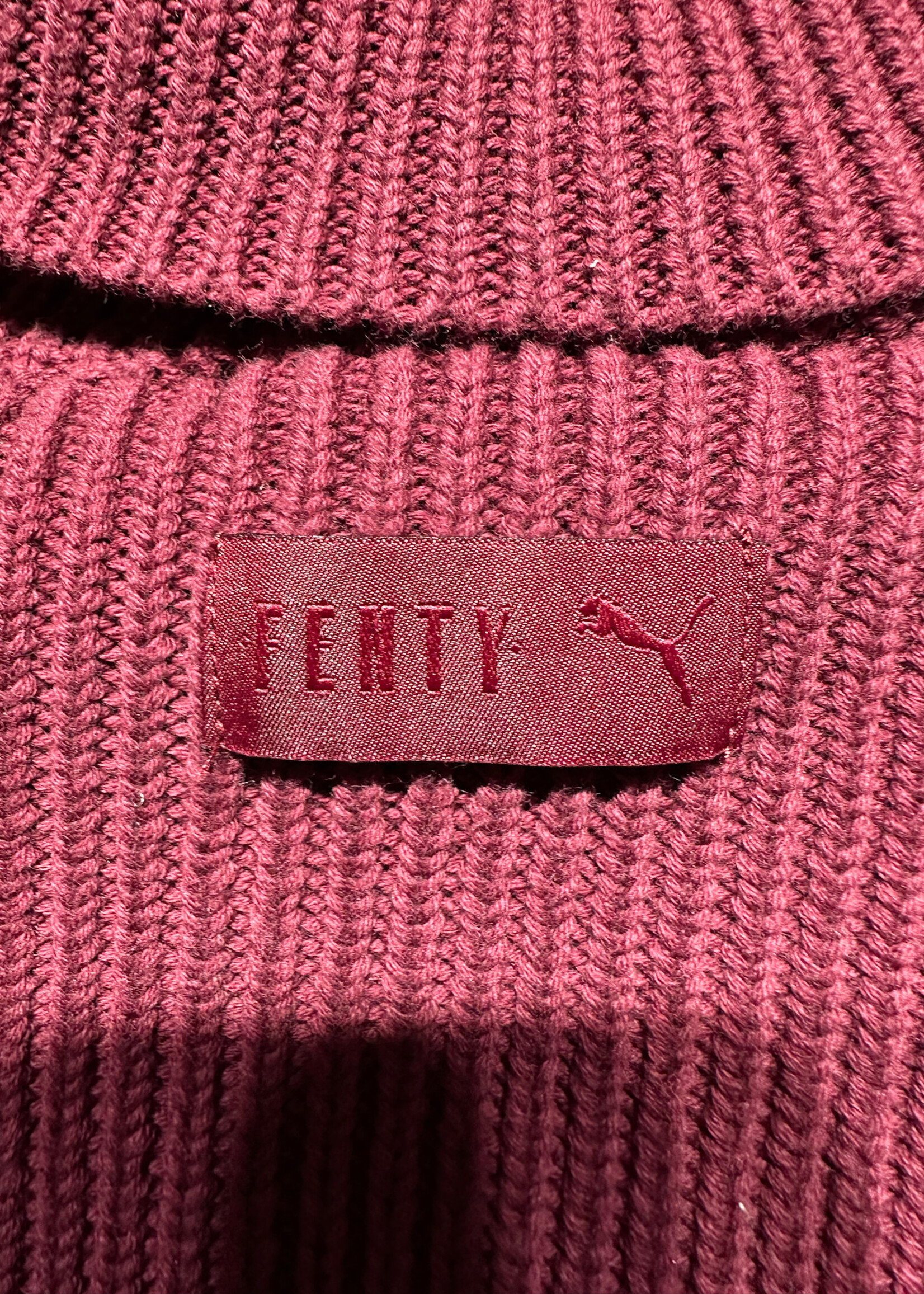 Puma x Fenty Maroon Logo Sweater XS