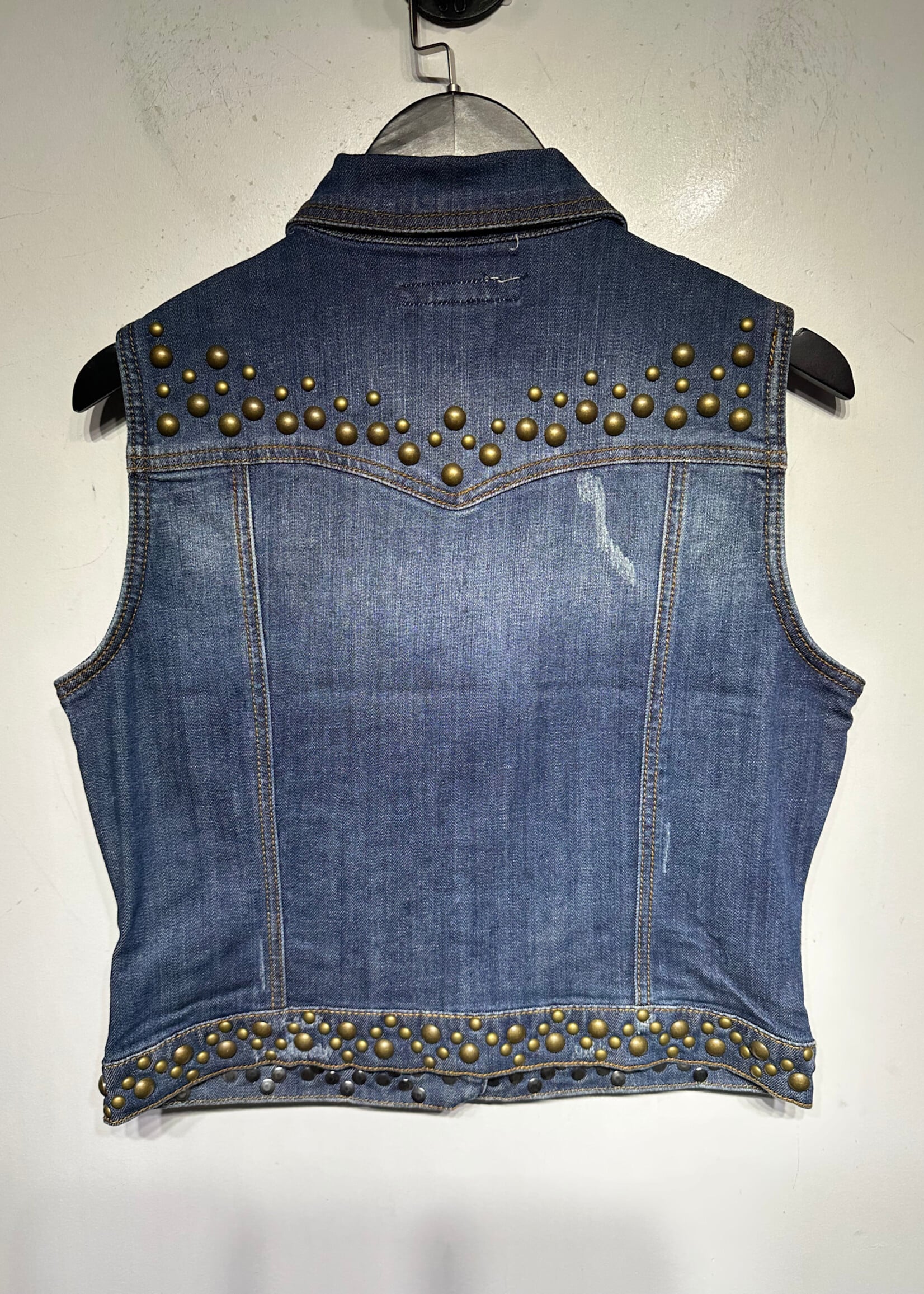 Stetson NWT Embellished Denim Vest fem M