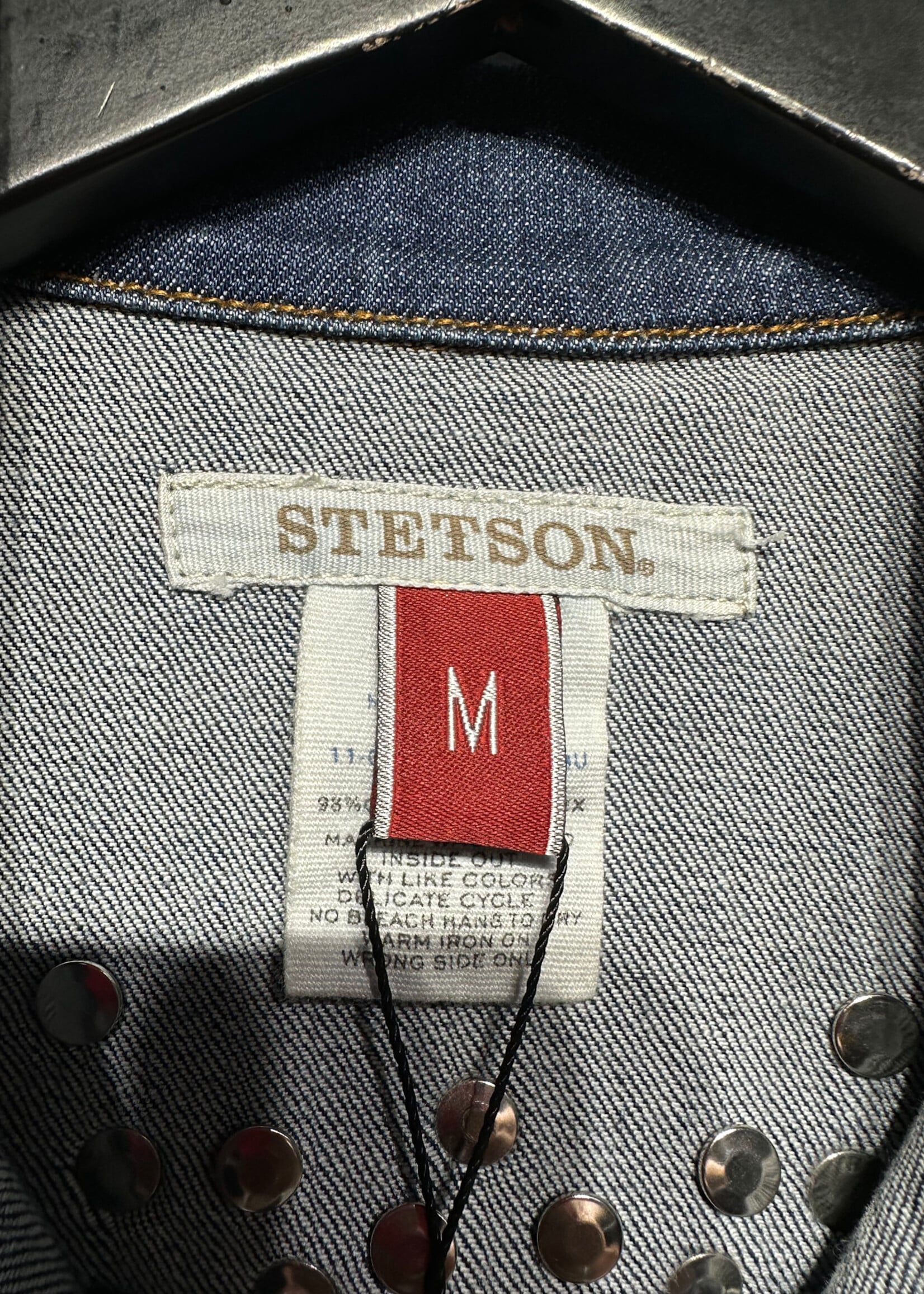 Stetson NWT Embellished Denim Vest fem M