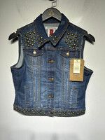 Stetson NWT Embellished Denim Vest Fem S