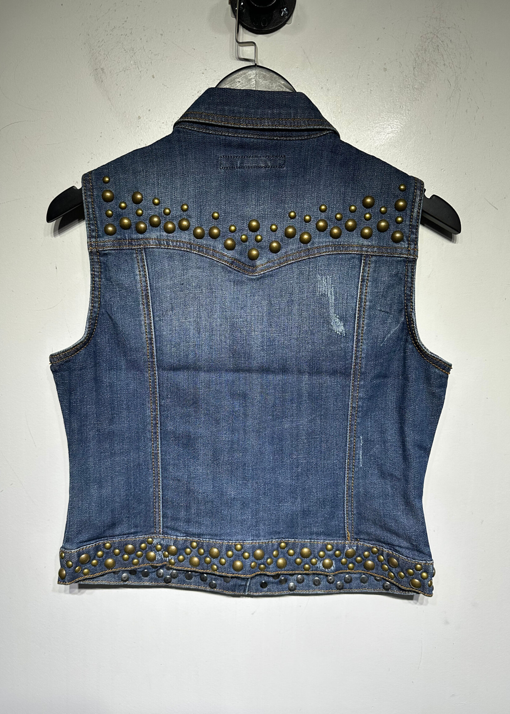 Stetson NWT Embellished Denim Vest Fem S