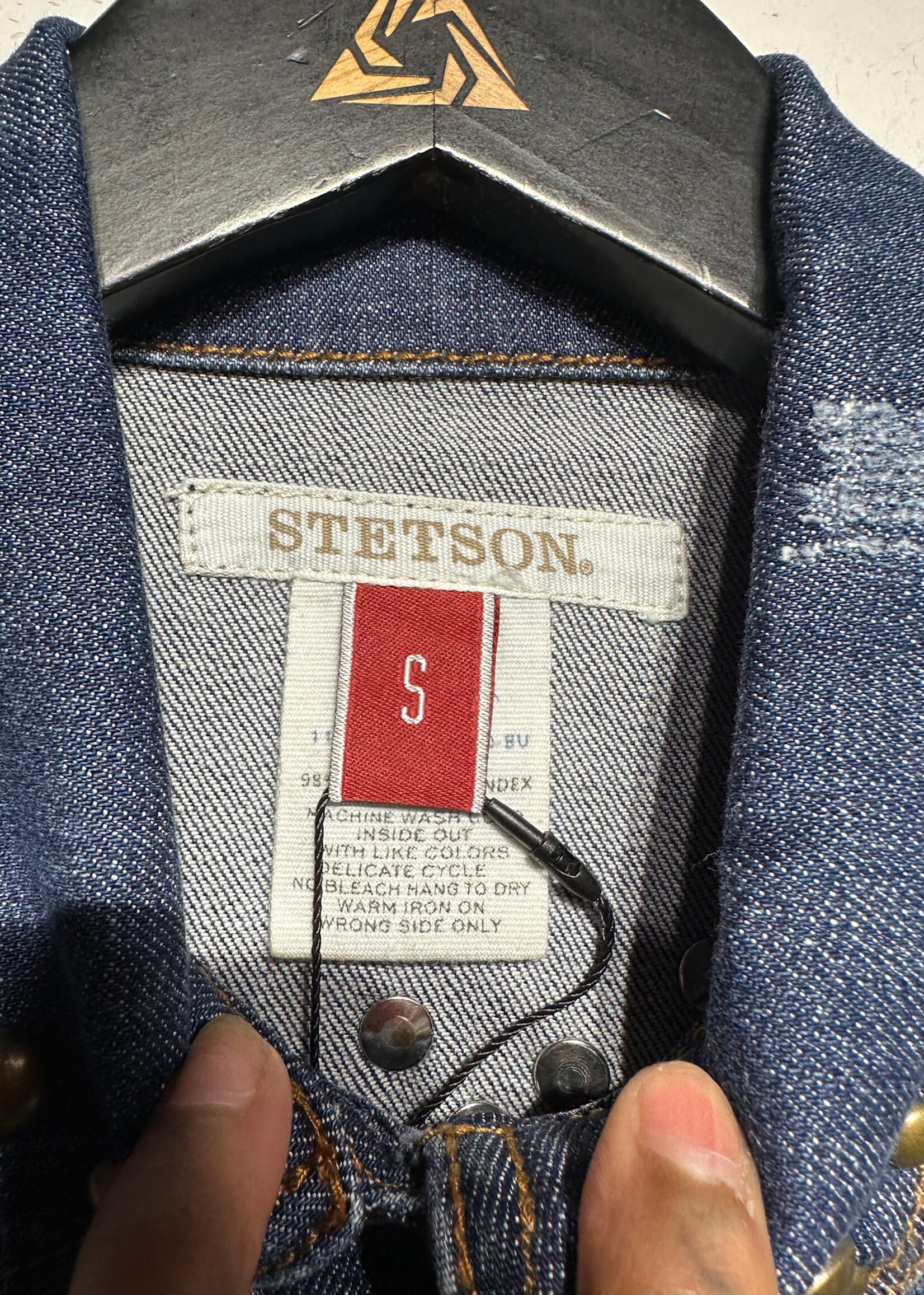 Stetson NWT Embellished Denim Vest Fem S