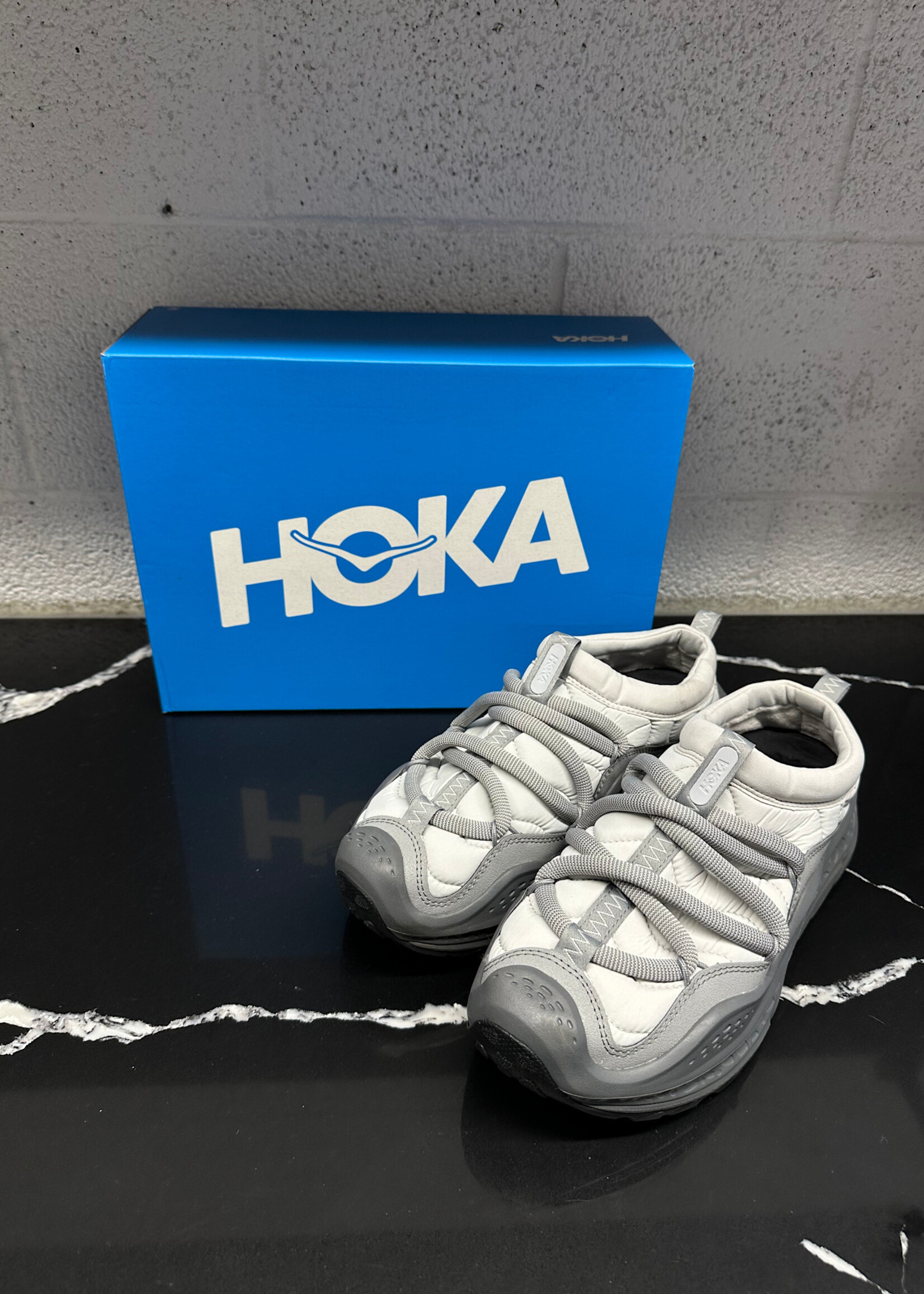 Hoka U Ora Primo Grey Black Mules Masc 10.5