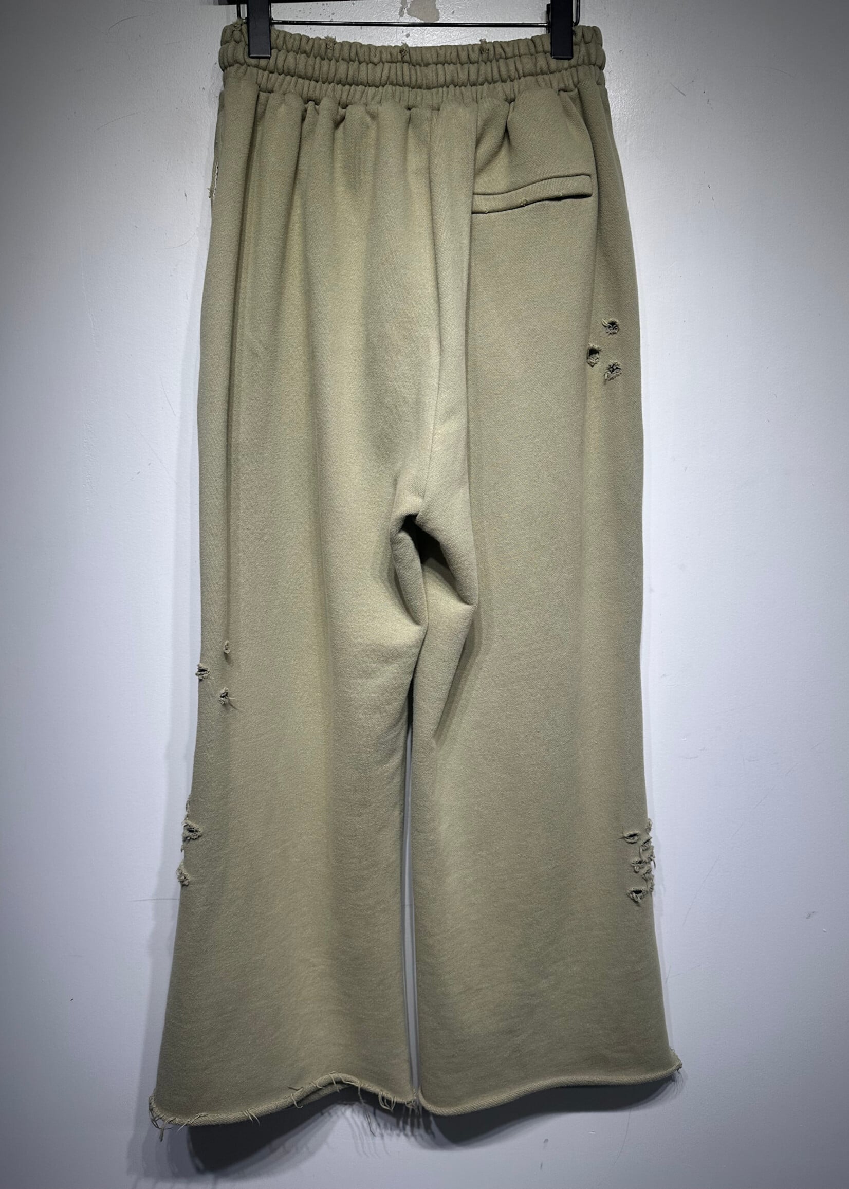 MFM Grey Green Distressed Sweatpants 26-30 Masc
