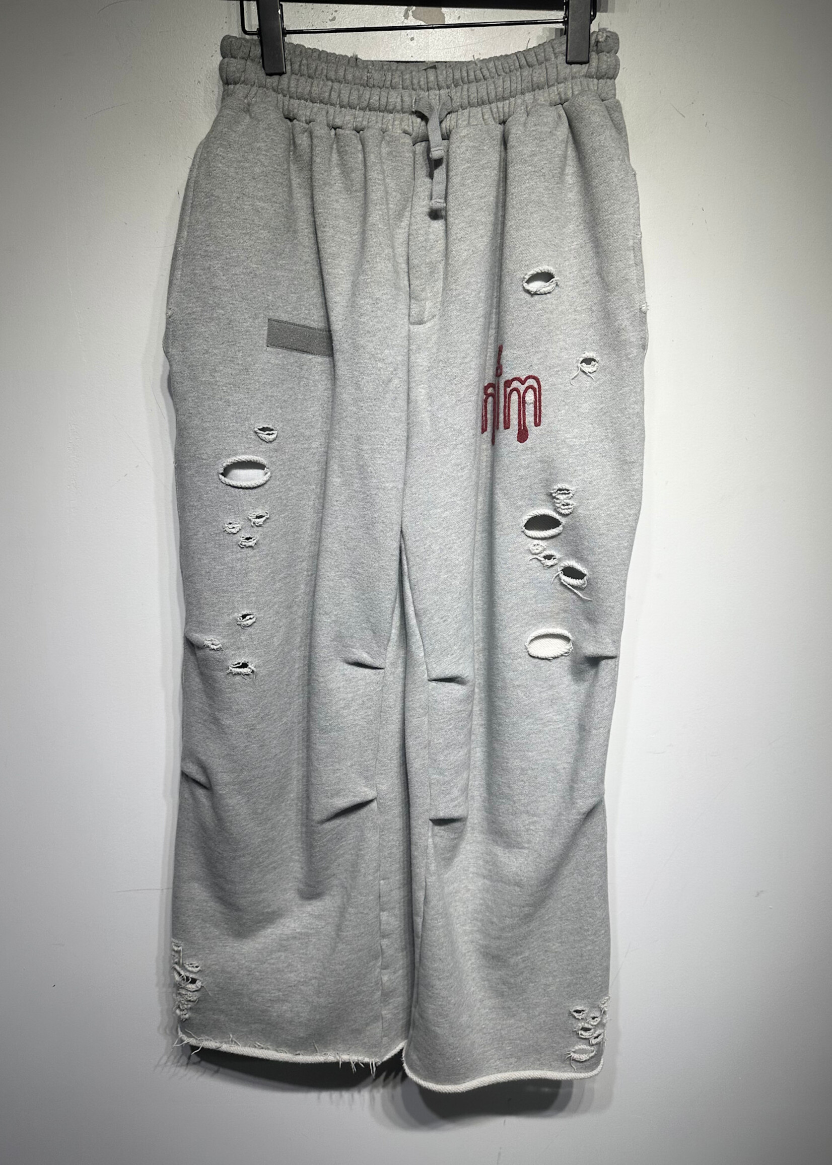 MFM Grey Distressed Sweatpants Masc 26-30