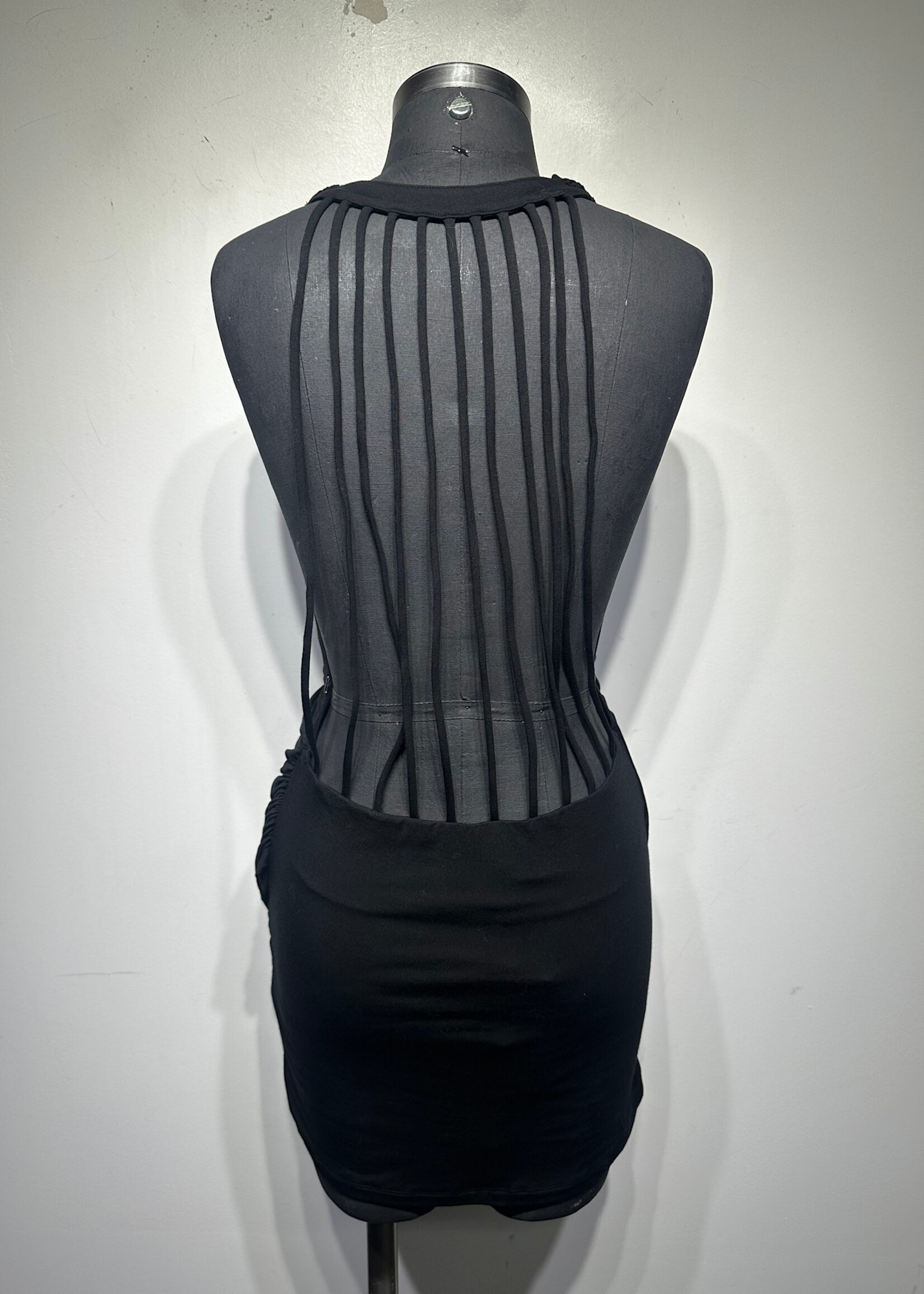 Generations Dolls Kill Open Cutout Back Black Dress S