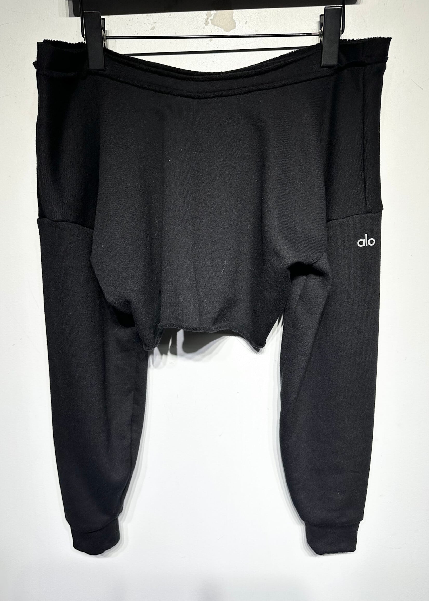Alo Black Off Shoulder Sweater XS