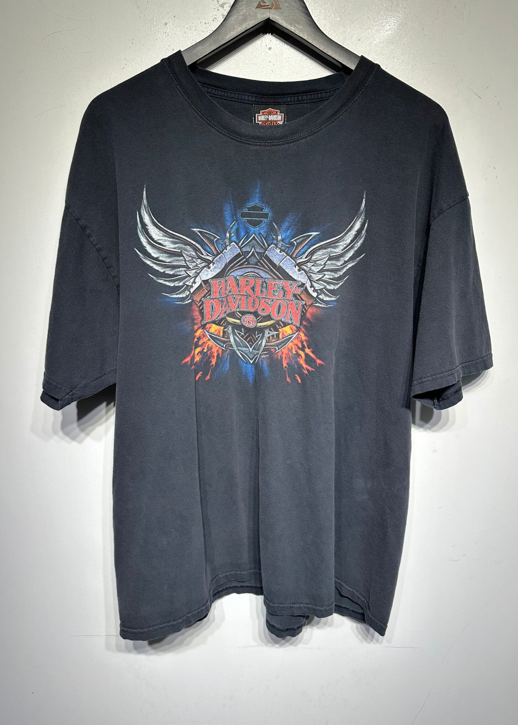 Harley Yuba City Black Tee Masc XXL