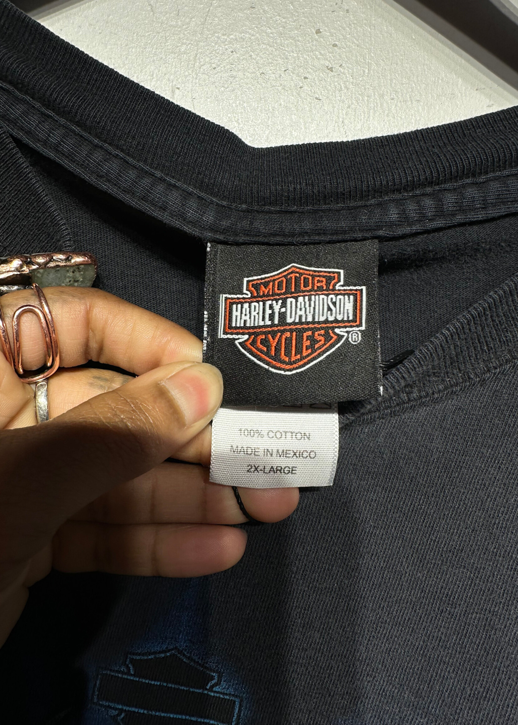 Harley Yuba City Black Tee Masc XXL