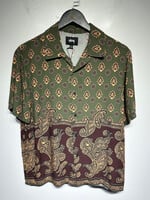 Stussy Two Tone Paisley BU Shirt M