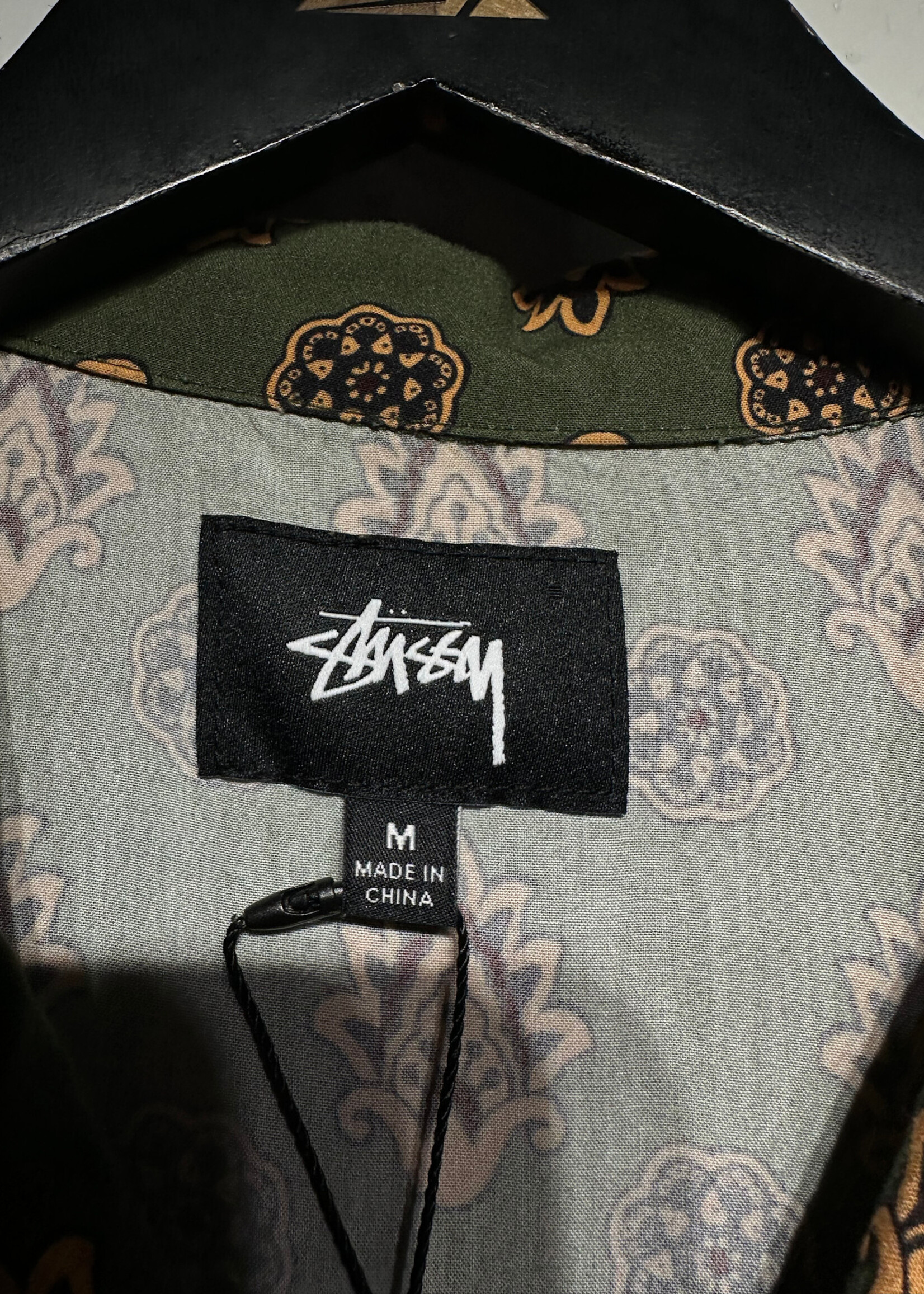Stussy Two Tone Paisley BU Shirt M