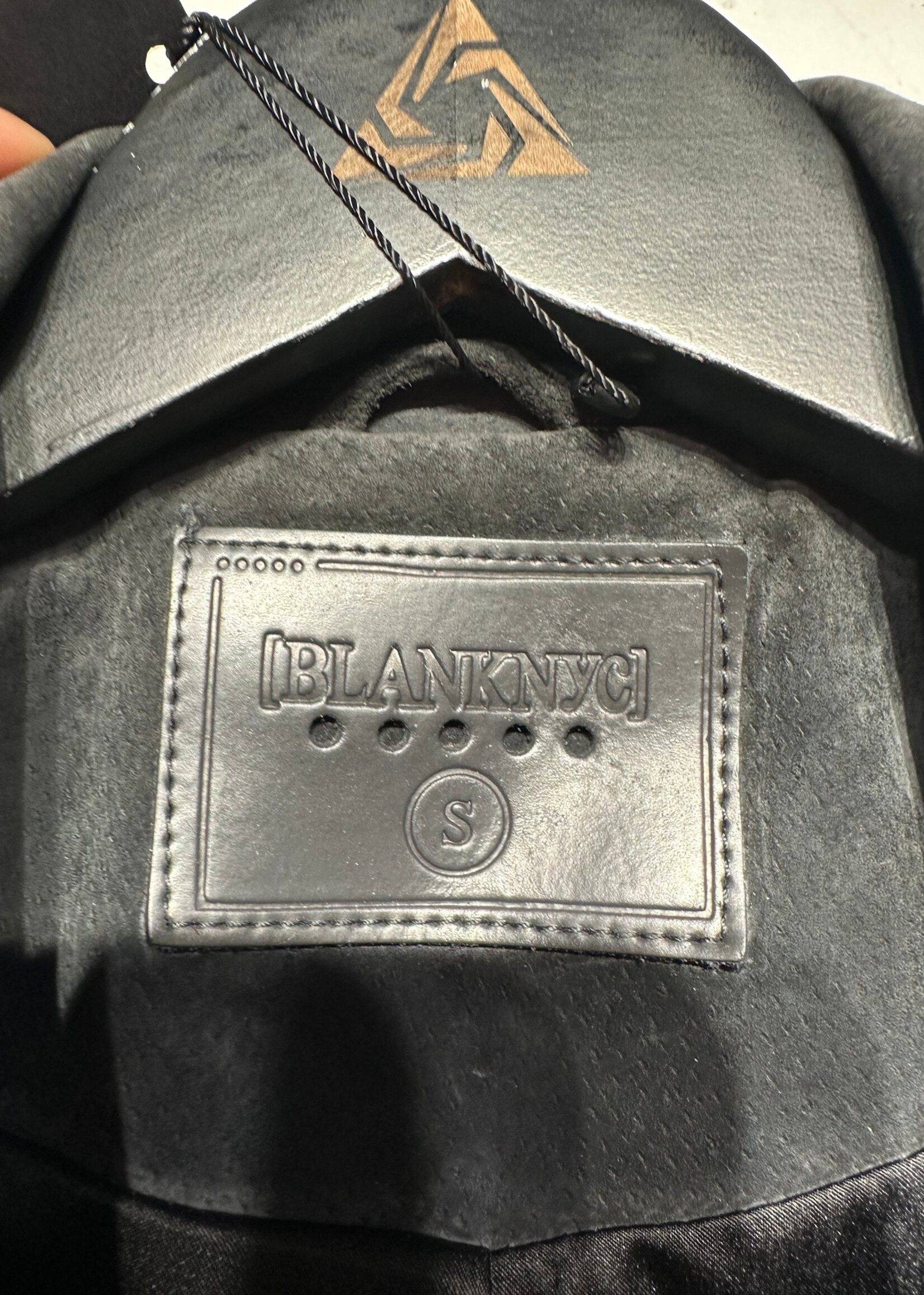 Blank NYC Dusty Black Suede Biker Jacket S