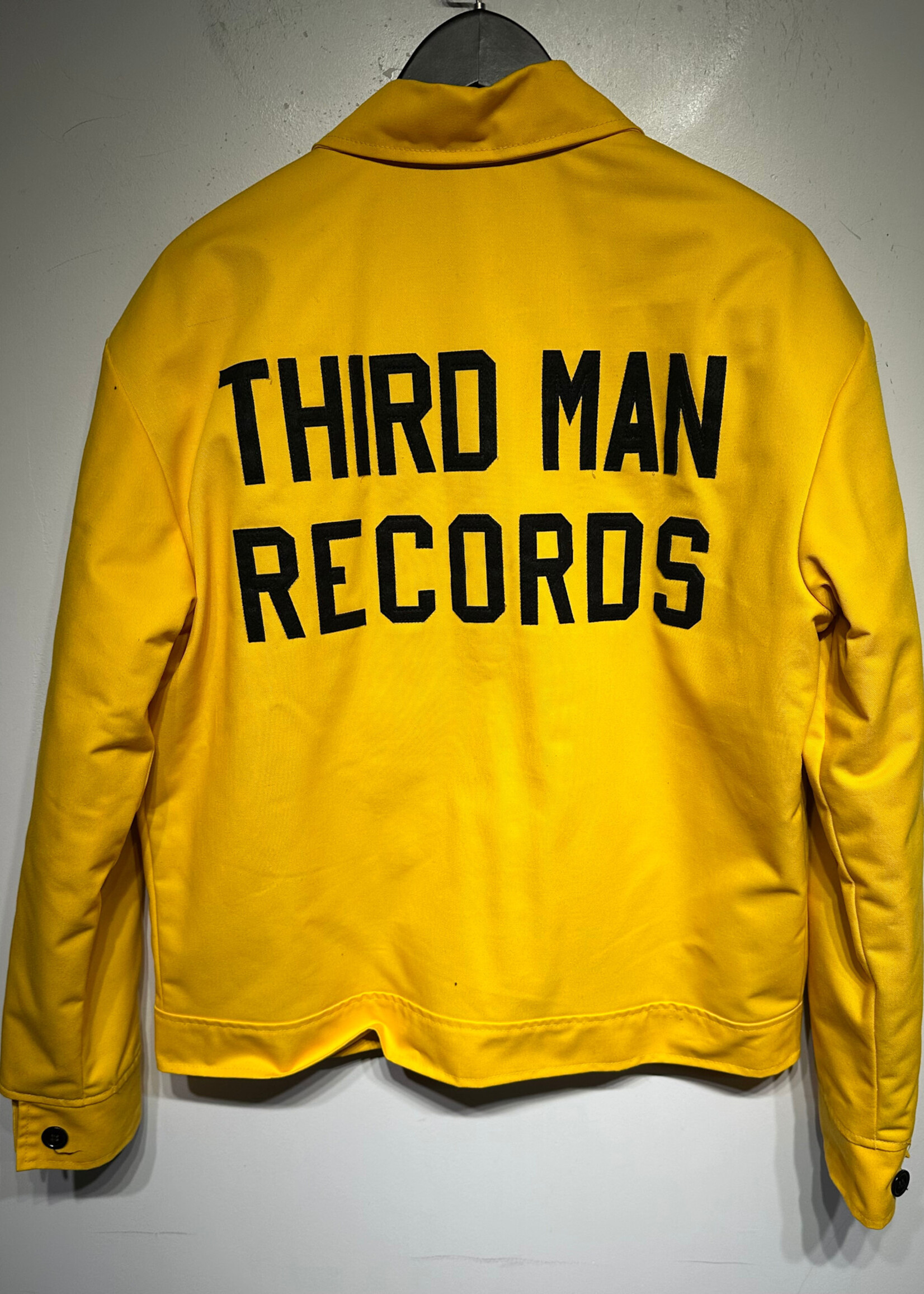 Third Man Records Yellow Embroidered Coach Jacket S