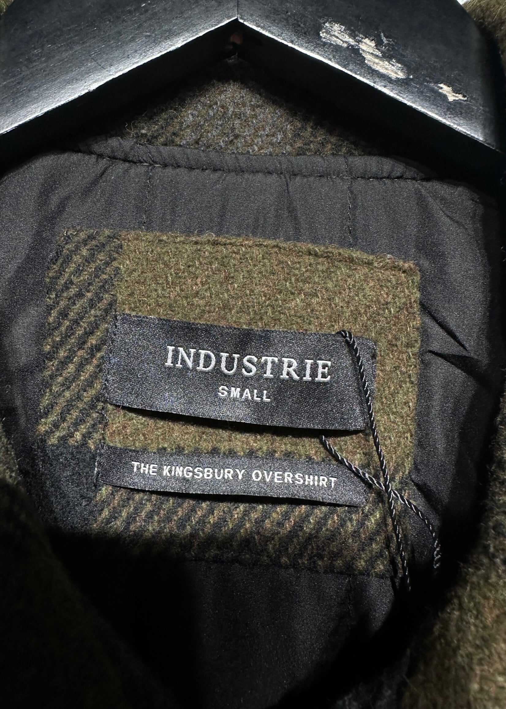 Industrie Olive Green Kingsbury Overshirt Masc S
