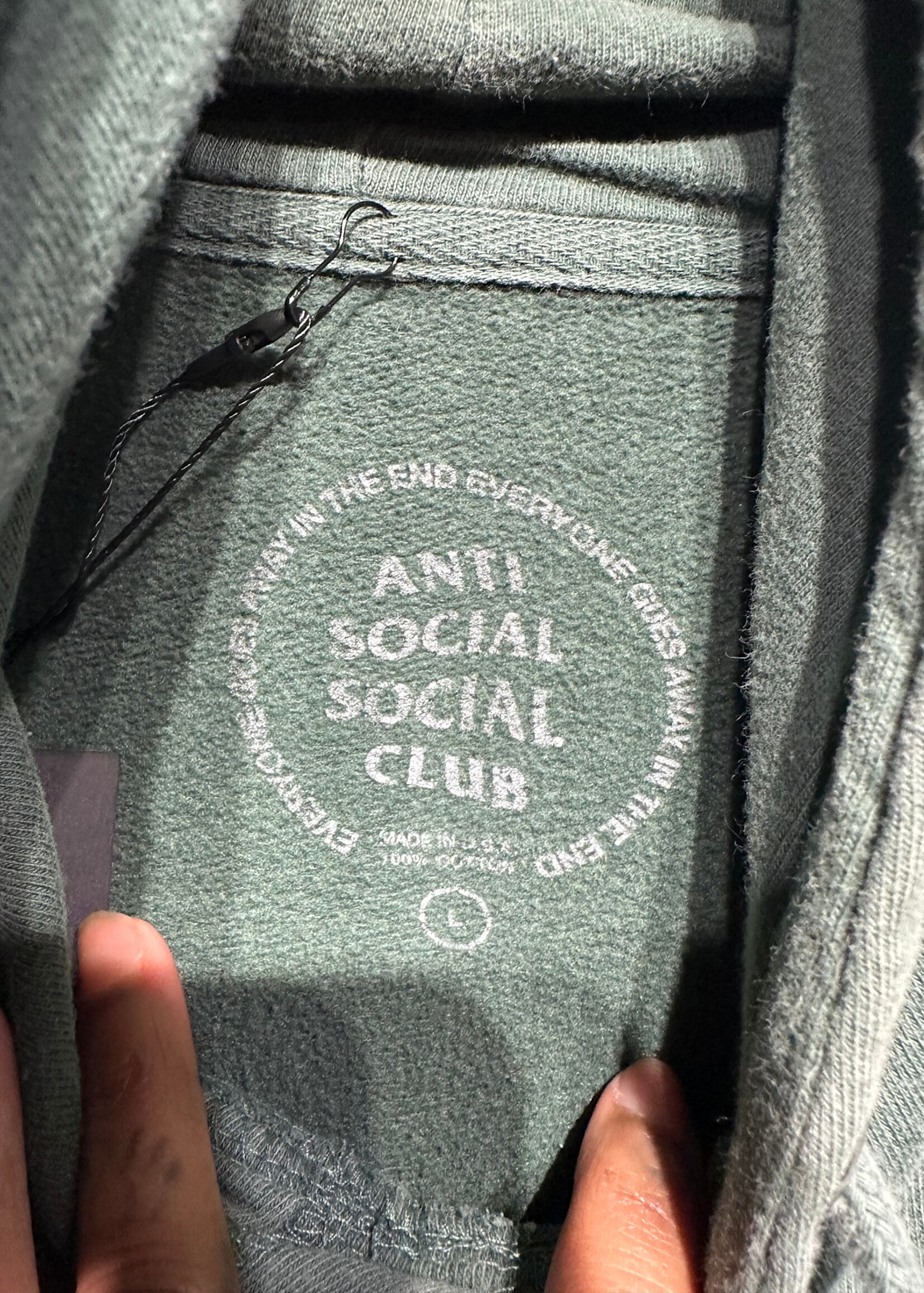 CPFM x ASSC Green Hoodie Masc L
