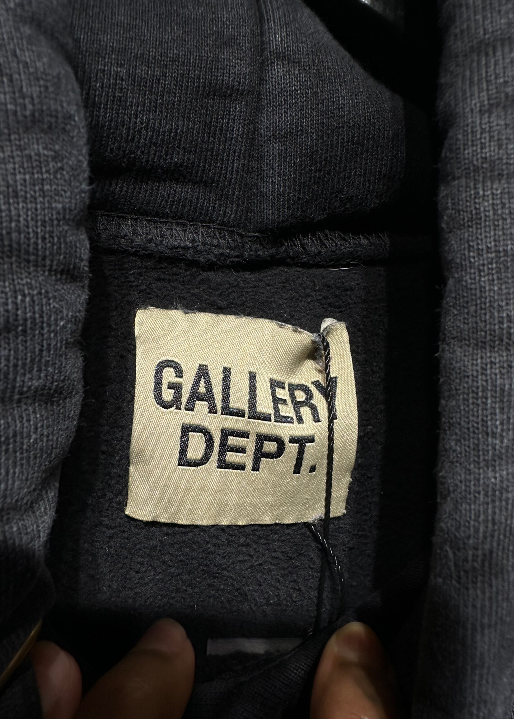 Gallery Dept Black Hoodie Masc XL AS IS