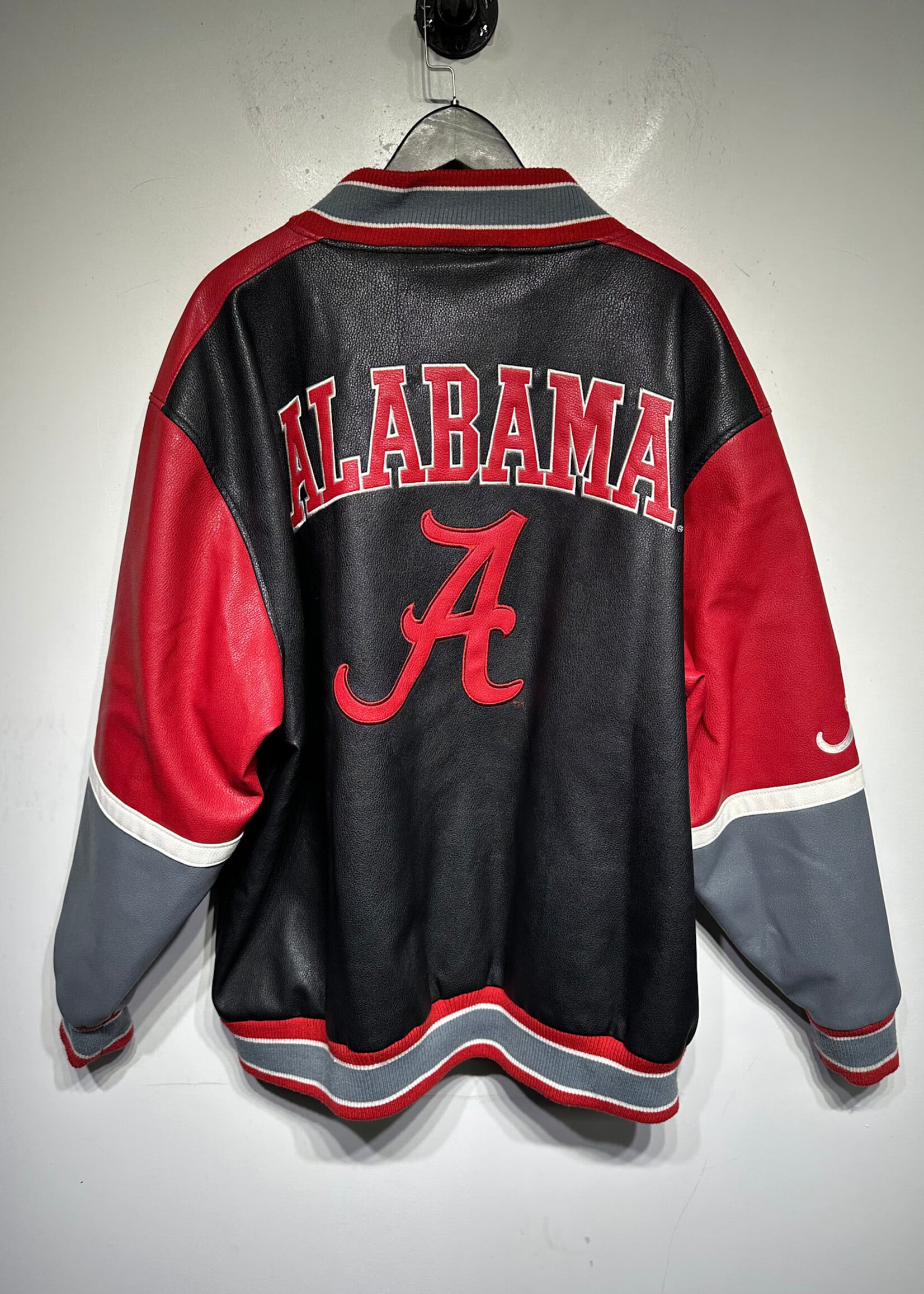 Alabama Crimson Tide Varsity Leather Jacket 2XL