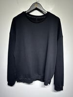 ALO Black Sleeve Logo Sweatshirt L