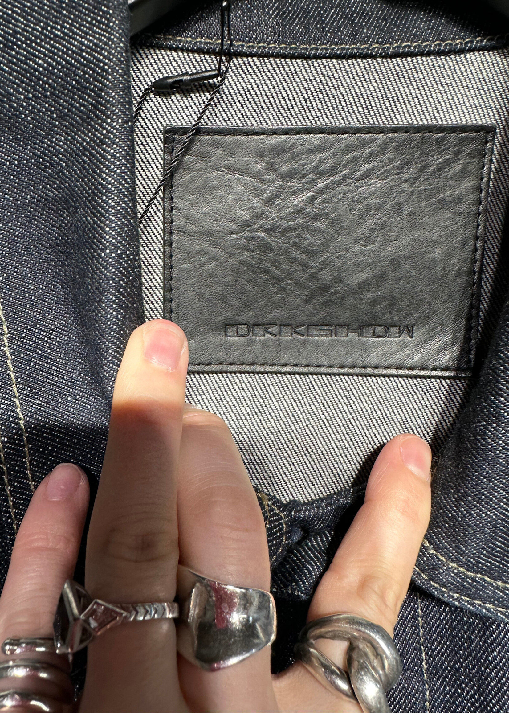 Rick Owens DRKSHDW Denim Trucker Masc XXL