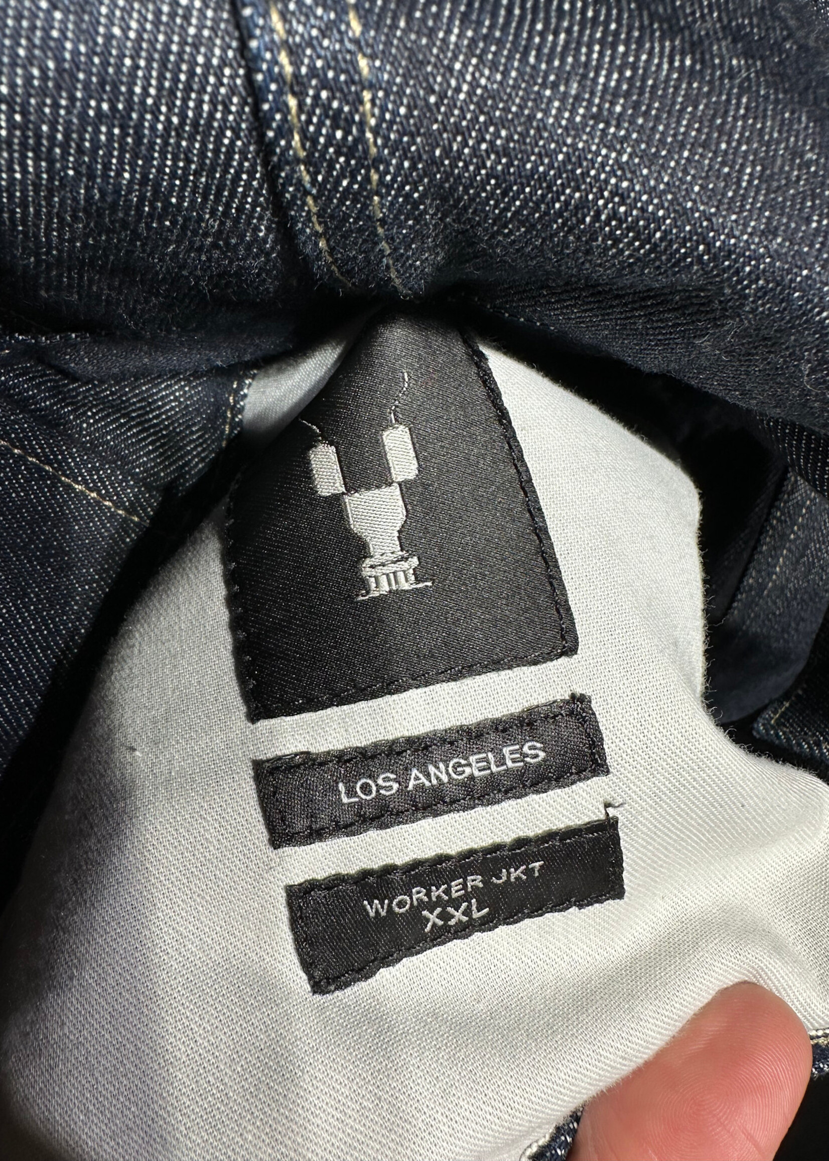 Rick Owens DRKSHDW Denim Trucker Masc XXL