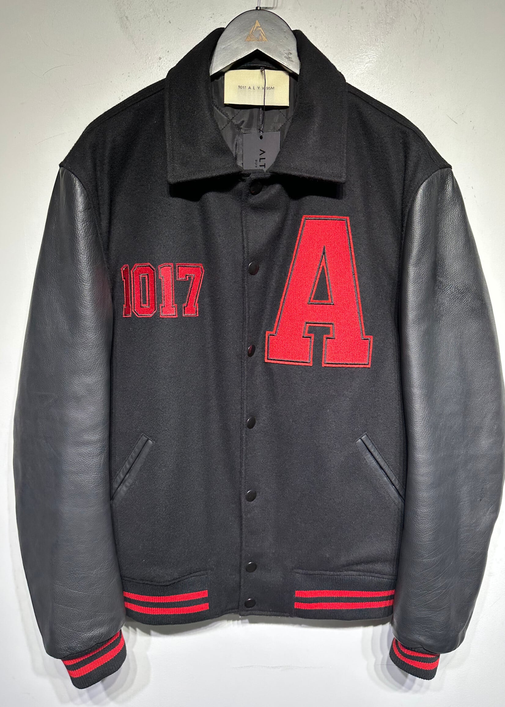 1017 Alyx Logo Print Varsity Jacket Masc XL