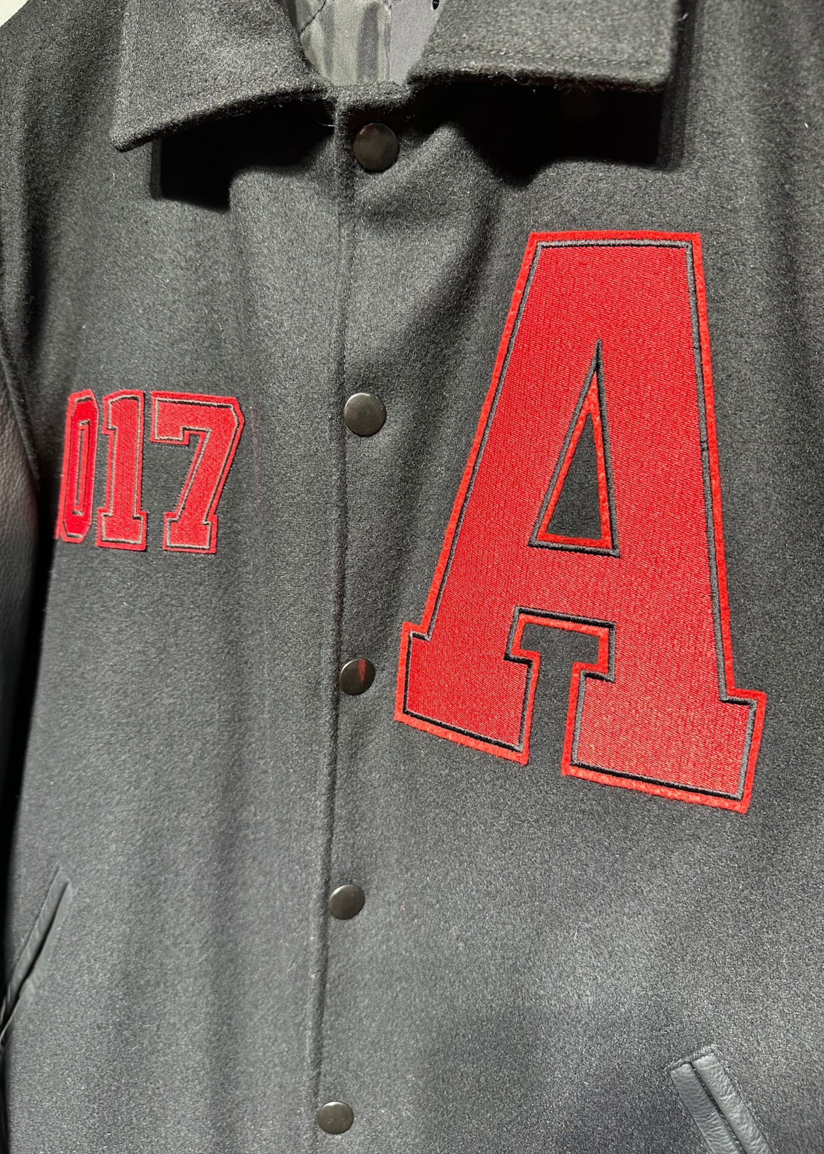 1017 Alyx Logo Print Varsity Jacket Masc XL