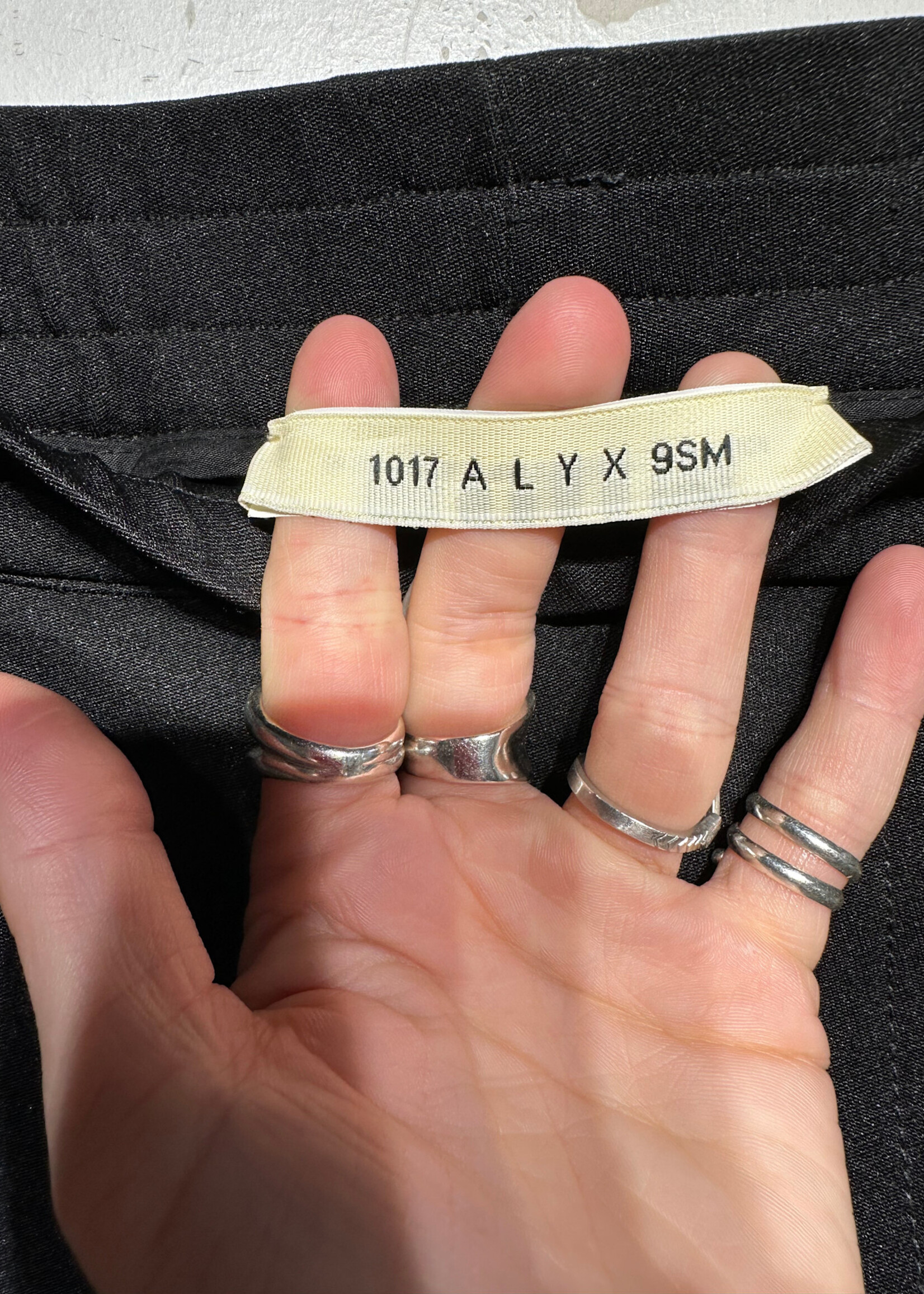 1017 Alyx 9SM Black Track Style Pants Masc 34