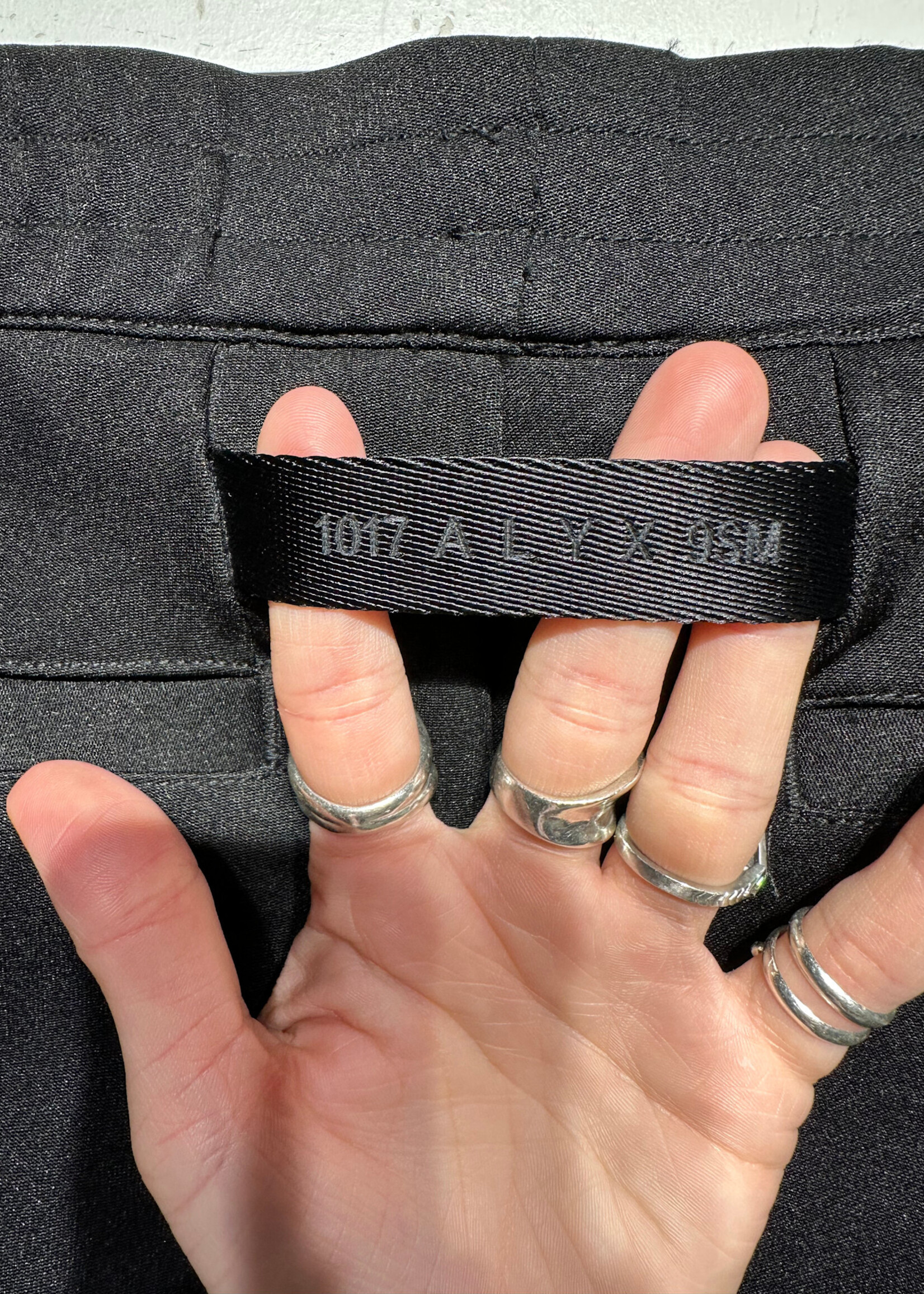1017 Alyx 9SM Black Track Style Pants Masc 34