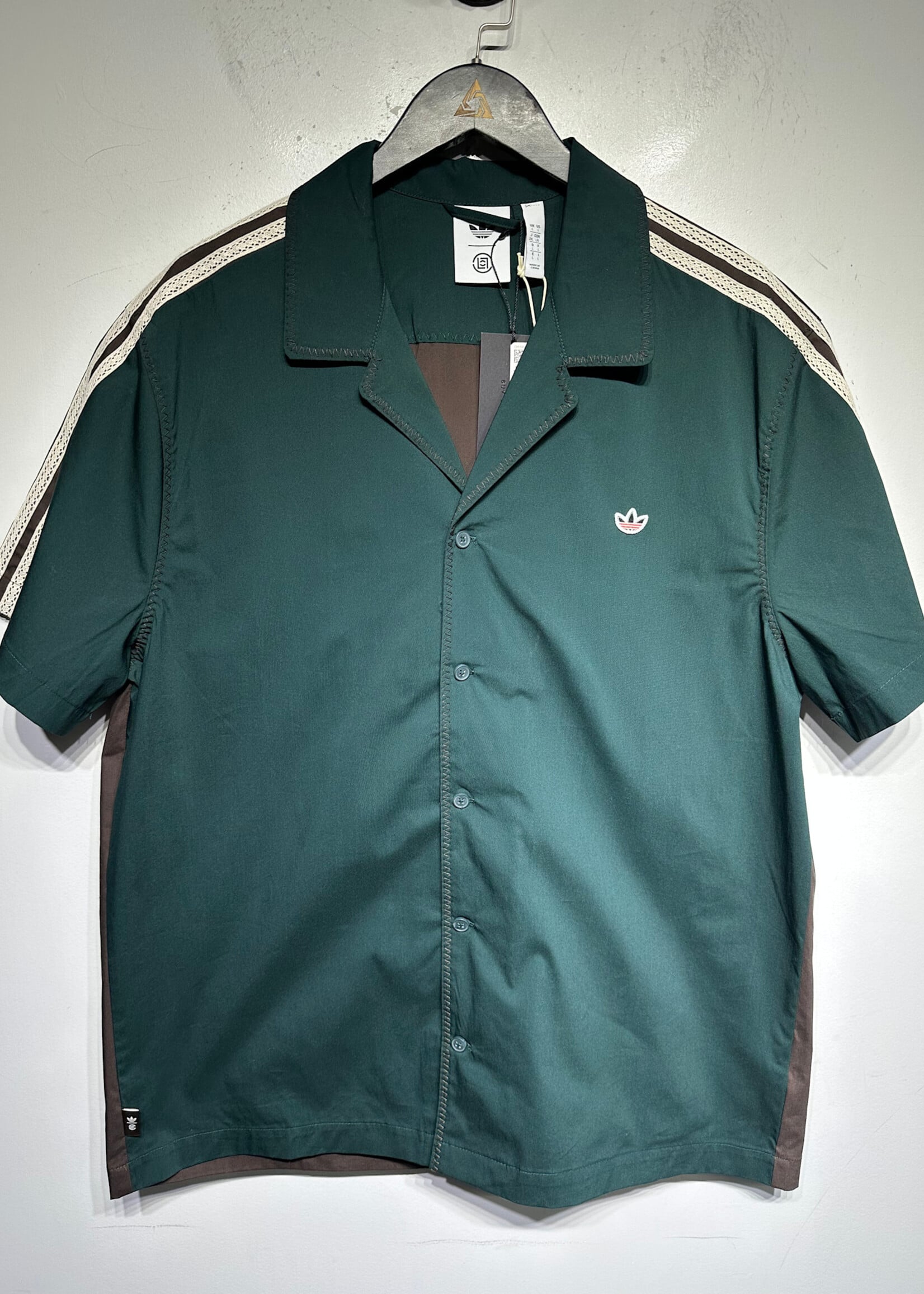 NWT Adidas x Clot Green B/U L